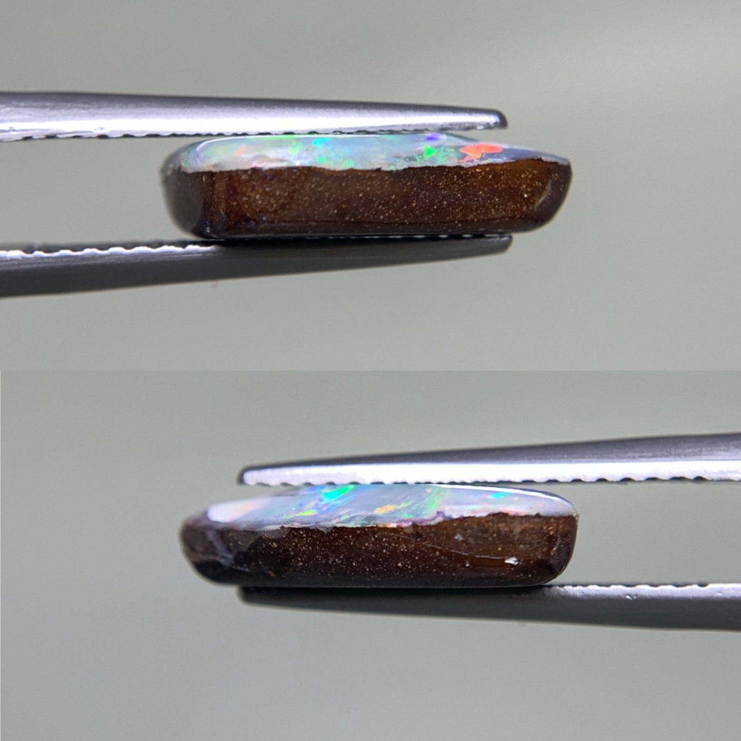 ボルダーオパール 4.174ct 宝石ソーティング付き  13.7㎜×9.1㎜×3.7㎜  ルース（ 裸石 ） 3156Y