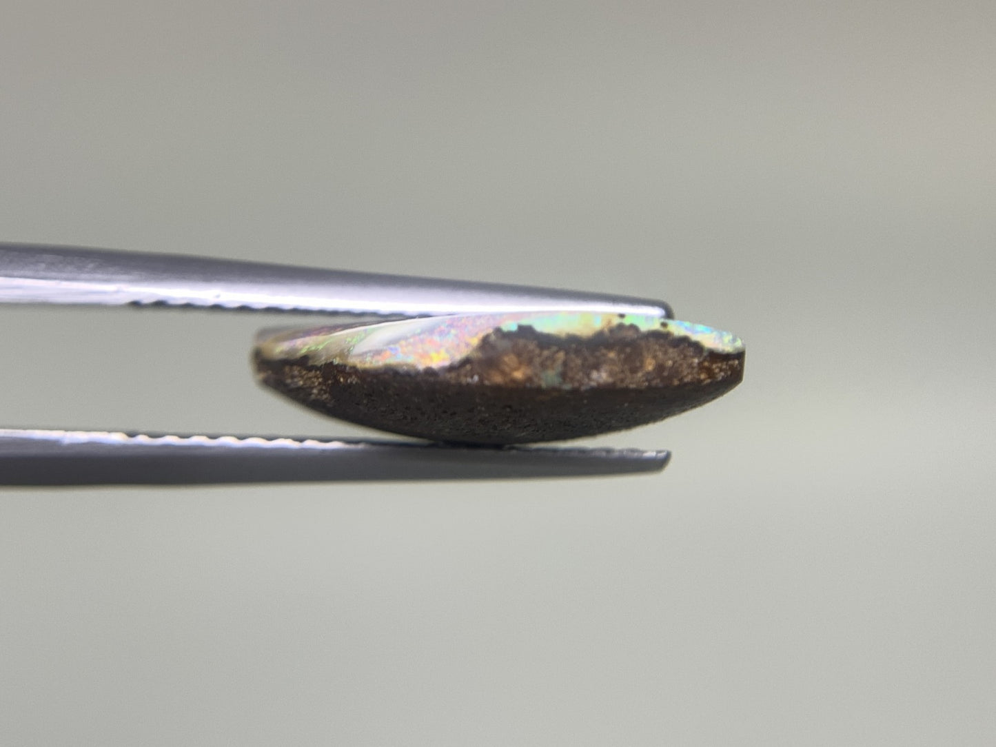 ボルダーオパール 4.790ct 宝石ソーティング付き  13.1㎜×12.0㎜×3.9㎜  ルース（ 裸石 ） 3224Y