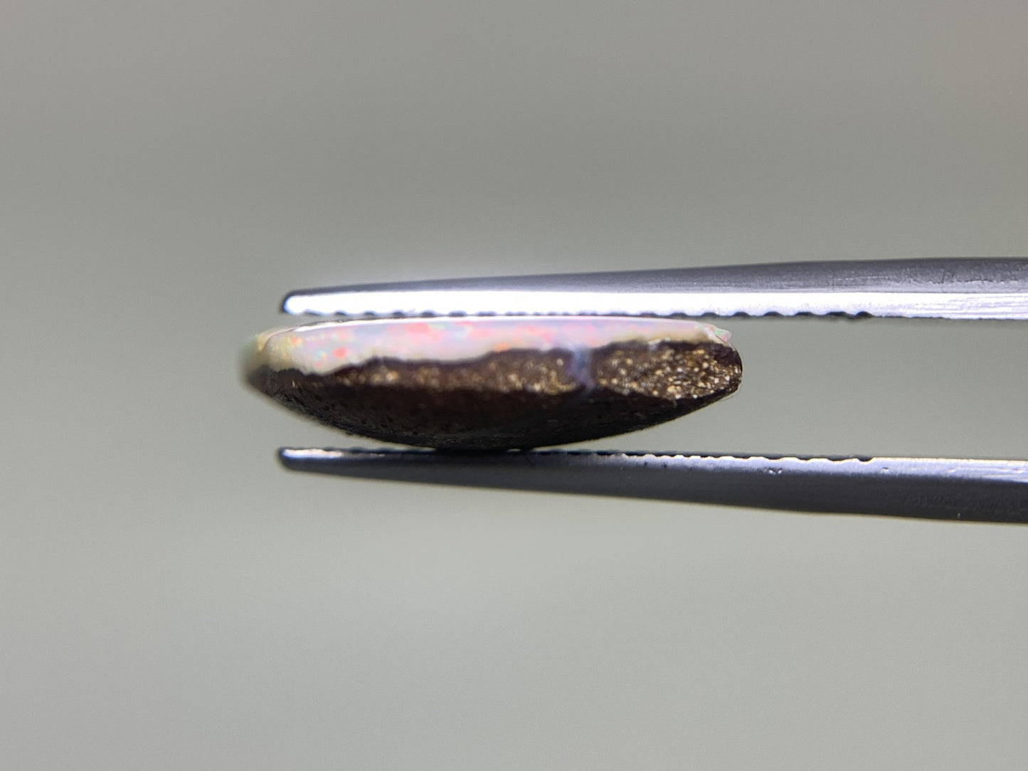 ボルダーオパール 4.790ct 宝石ソーティング付き  13.1㎜×12.0㎜×3.9㎜  ルース（ 裸石 ） 3224Y