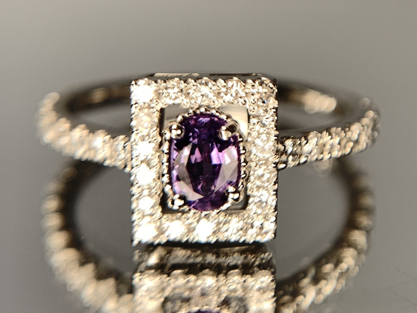 アレキサンドライト 0.24ct ブラジル産 Brazil GIA鑑別書 D0.47ct PT900 2.97g 指輪 （JP10号） サイズ直し承ります。 6818Y