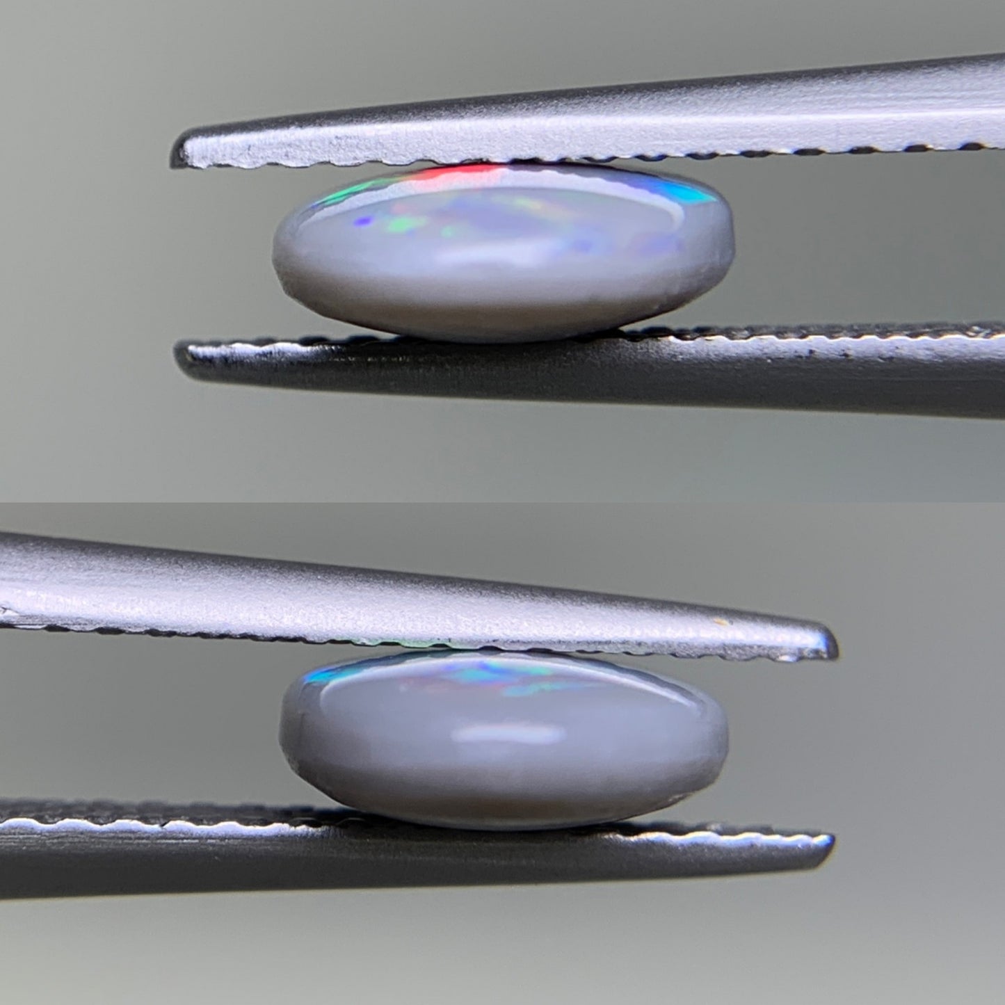 ブラックオパール 天然 1.365ct 中央宝石ソーティング付き 9.9㎜×7.7㎜×2.9㎜ ルース（ 裸石 ） 6135Y