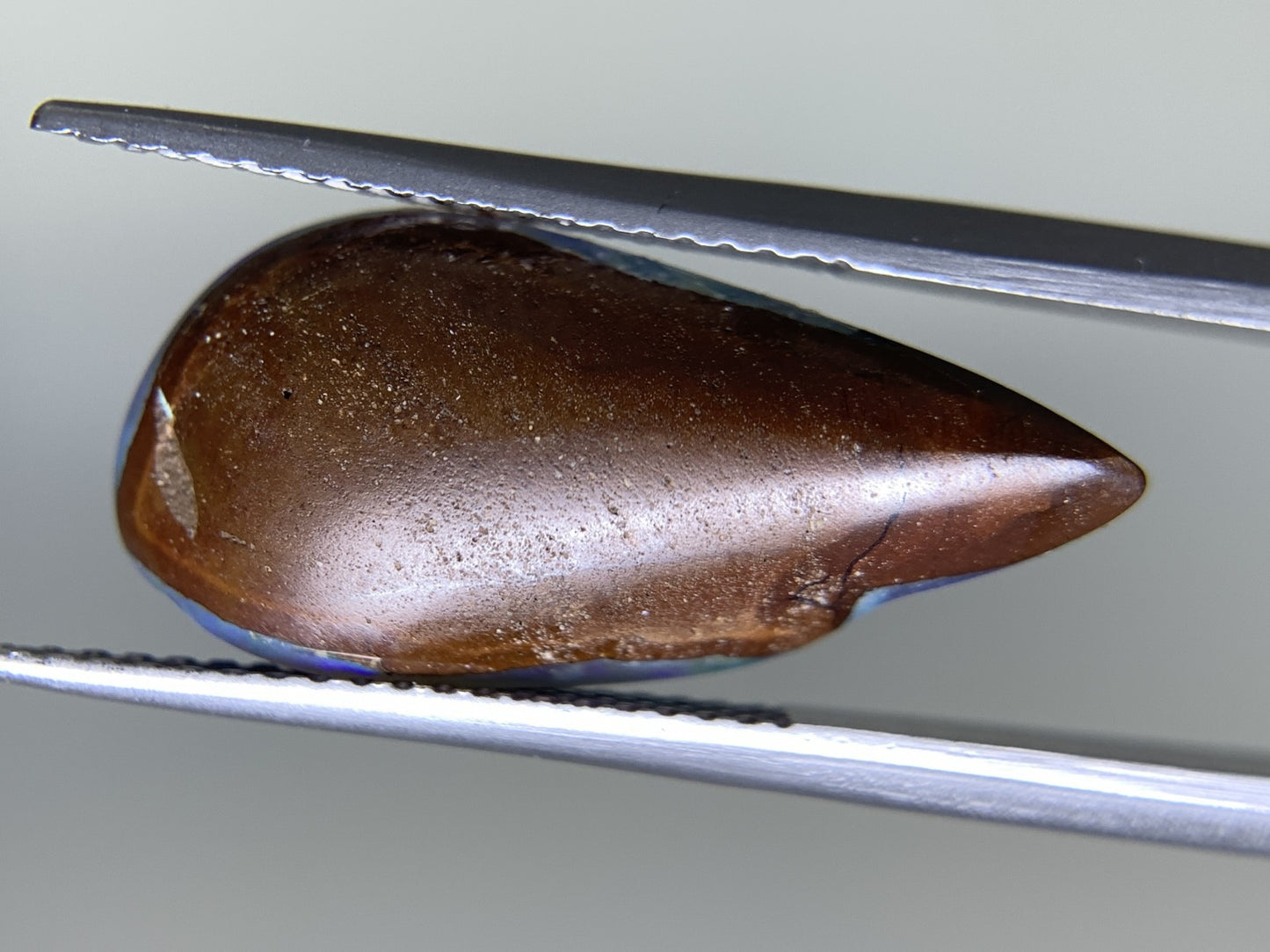 ボルダーオパール  天然  6.521ct  中央宝石ソーティング付き  21.7㎜×10.0㎜×5.5㎜   天然 ルース（ 裸石 ） 5375Y