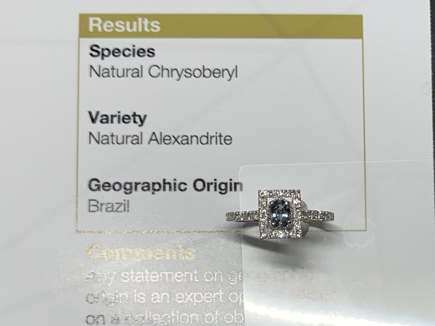 アレキサンドライト 0.24ct ブラジル産 Brazil GIA鑑別書 D0.47ct PT900 2.97g 指輪 （JP10号） サイズ直し承ります。 6818Y