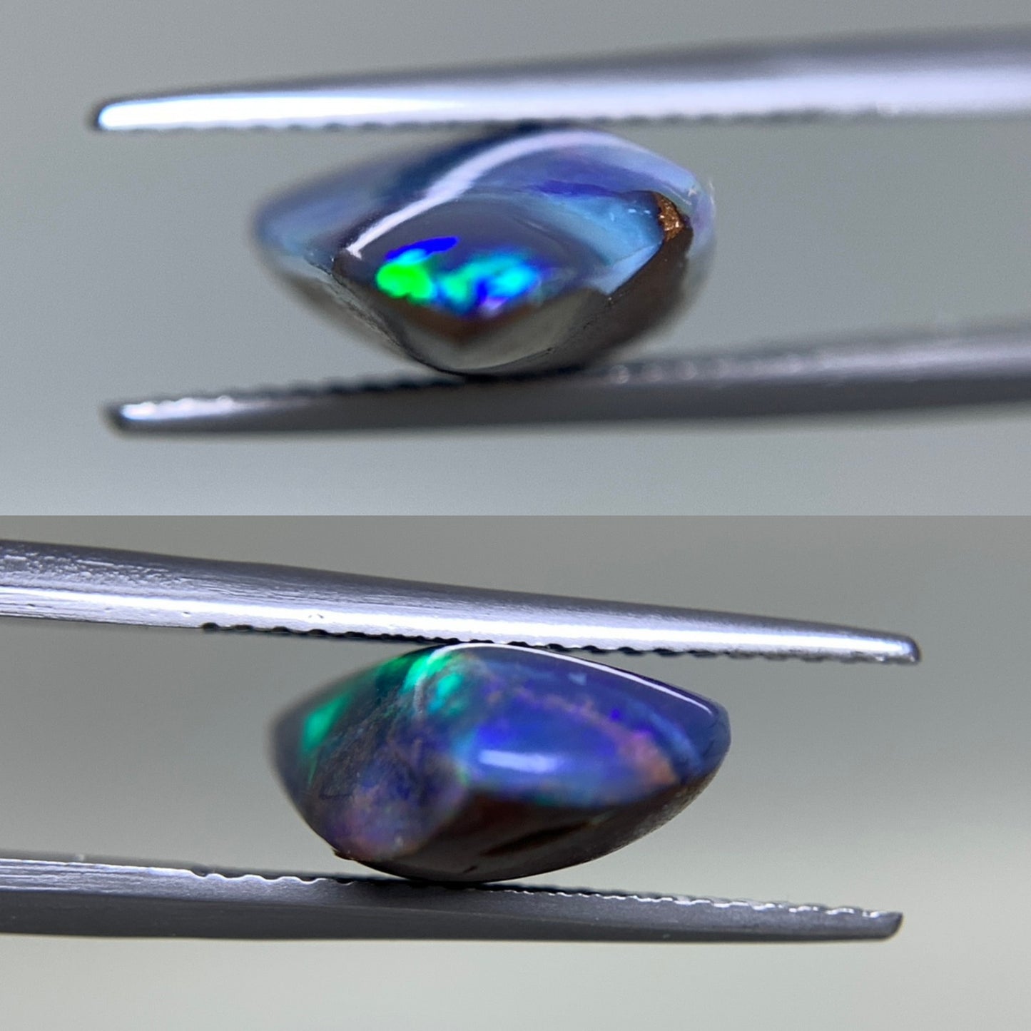 ボルダーオパール  天然  6.521ct  中央宝石ソーティング付き  21.7㎜×10.0㎜×5.5㎜   天然 ルース（ 裸石 ） 5375Y