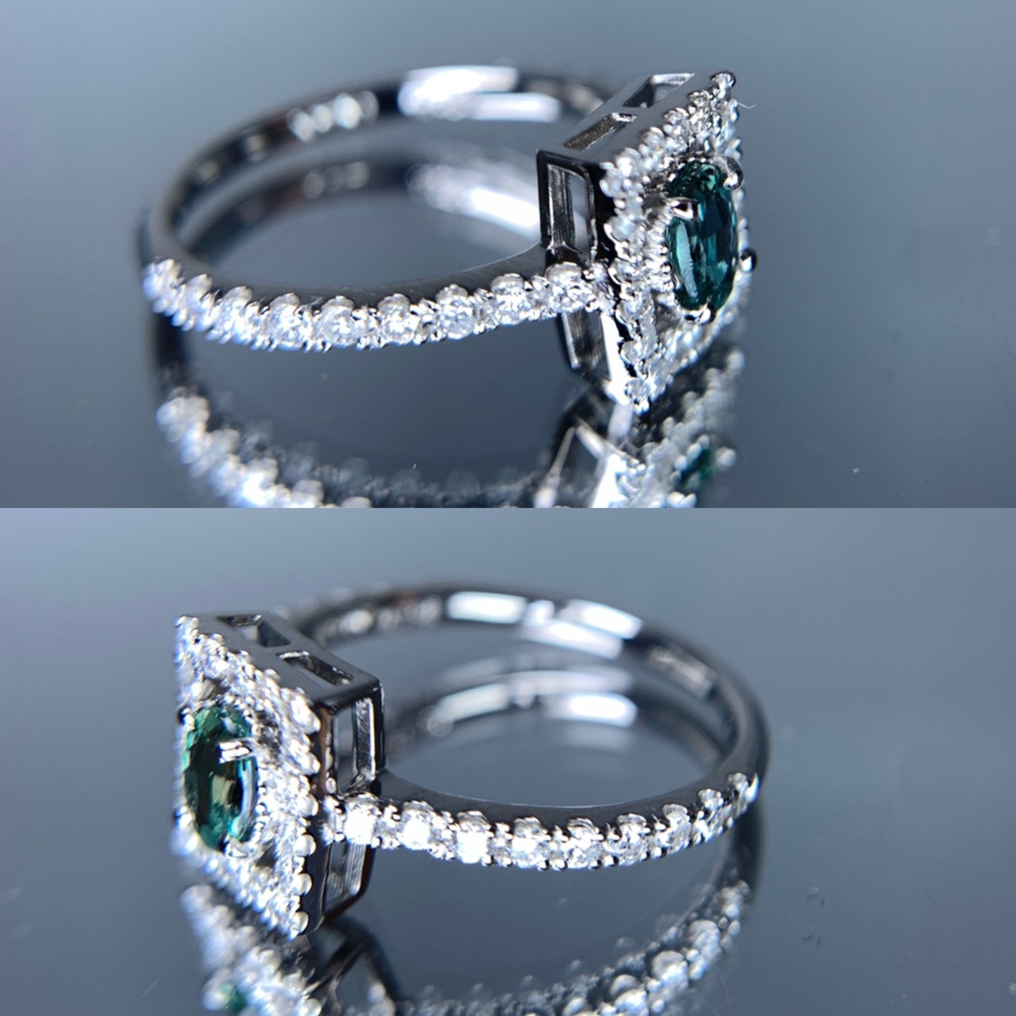アレキサンドライト 0.24ct ブラジル産 Brazil GIA鑑別書 D0.47ct PT900 2.97g 指輪 （JP10号） サイズ直し承ります。 6818Y