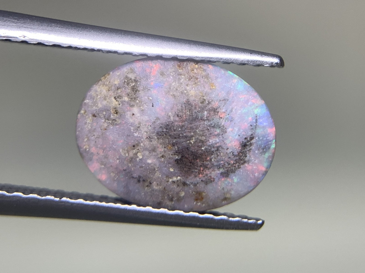 ブラックオパール 2.020ct 宝石ソーティング付き  11.2㎜×8.7㎜×3.5㎜  ルース（ 裸石 ） 3161Y