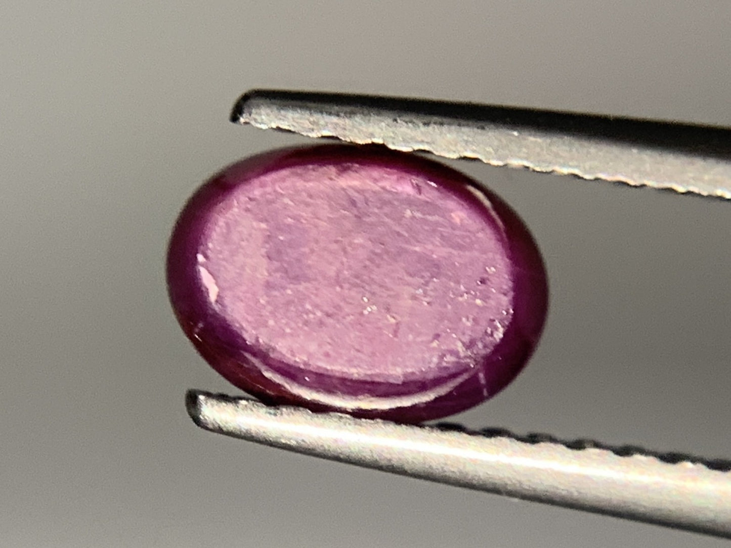 スターサファイア 1.560ct  宝石ソーティング付き  6.8㎜×5.0㎜×4.0㎜  ルース（ 裸石 ） 2734Y