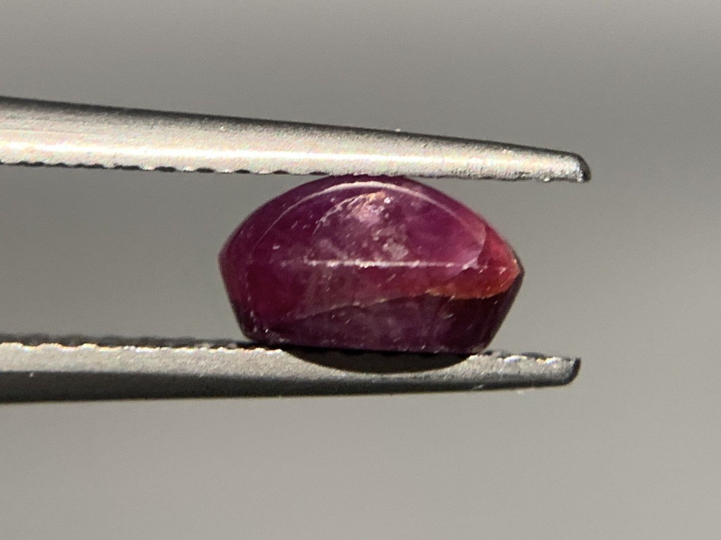 スターサファイア 1.560ct  宝石ソーティング付き  6.8㎜×5.0㎜×4.0㎜  ルース（ 裸石 ） 2734Y