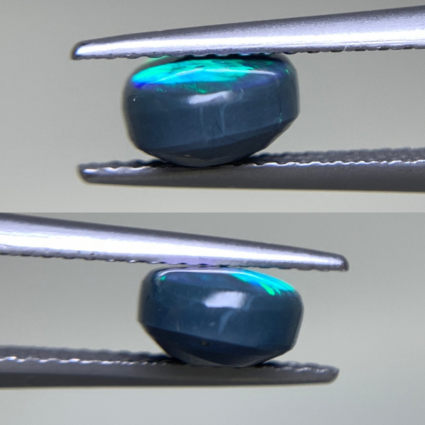ブラックオパール  天然  1.671ct  中央宝石ソーティング付き  9.2㎜×6.9㎜×4.1㎜   天然 ルース（ 裸石 ） 5344Y