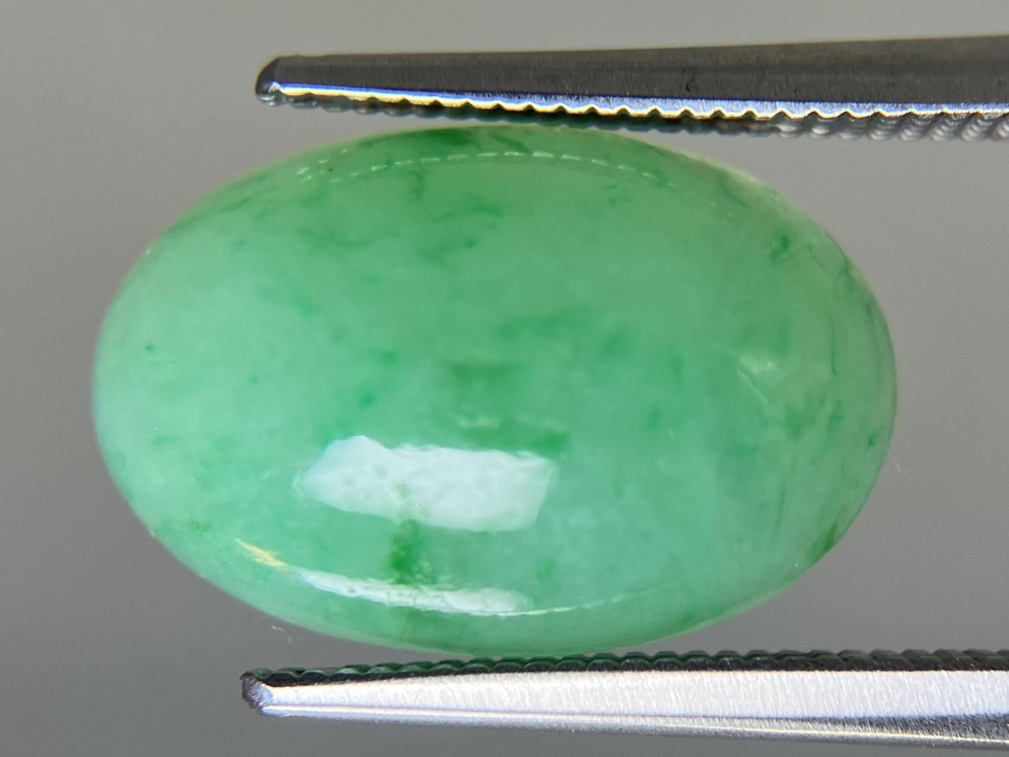 ひすい（ヒスイ 翡翠） 天然 7.190ct 宝石ソーティング付き 15.7㎜×10.5㎜×4.9㎜ ルース（ 裸石 ） 7871YY