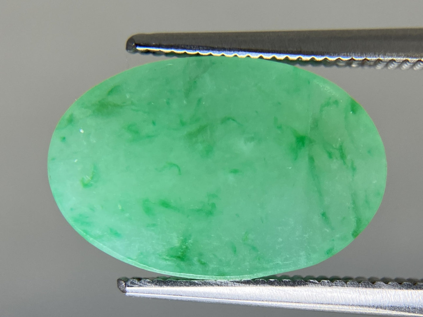 ひすい（ヒスイ 翡翠） 天然 7.190ct 宝石ソーティング付き 15.7㎜×10.5㎜×4.9㎜ ルース（ 裸石 ） 7871YY