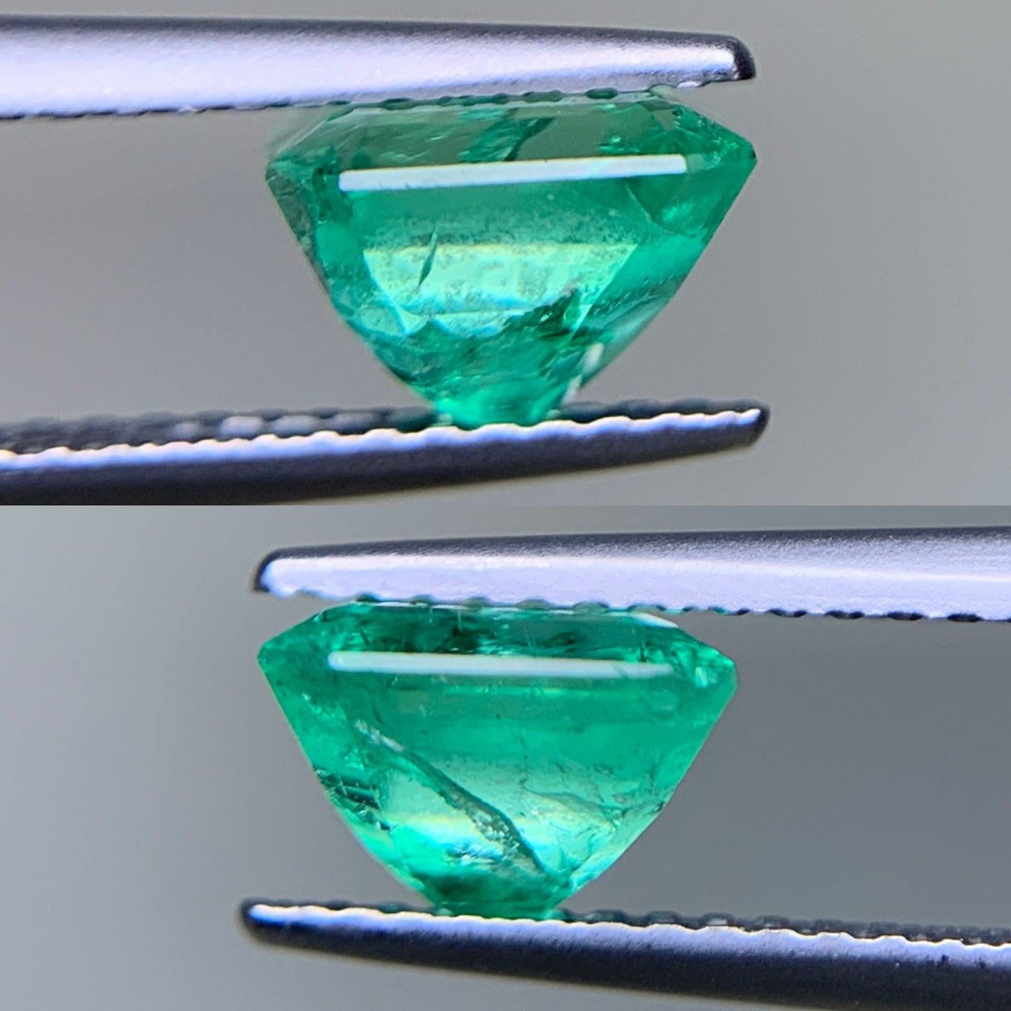 エメラルド 天然 1.749ct 宝石ソーティング付き 7.5㎜×6.9㎜×5.0㎜ ルース（ 裸石 ） 6296Y