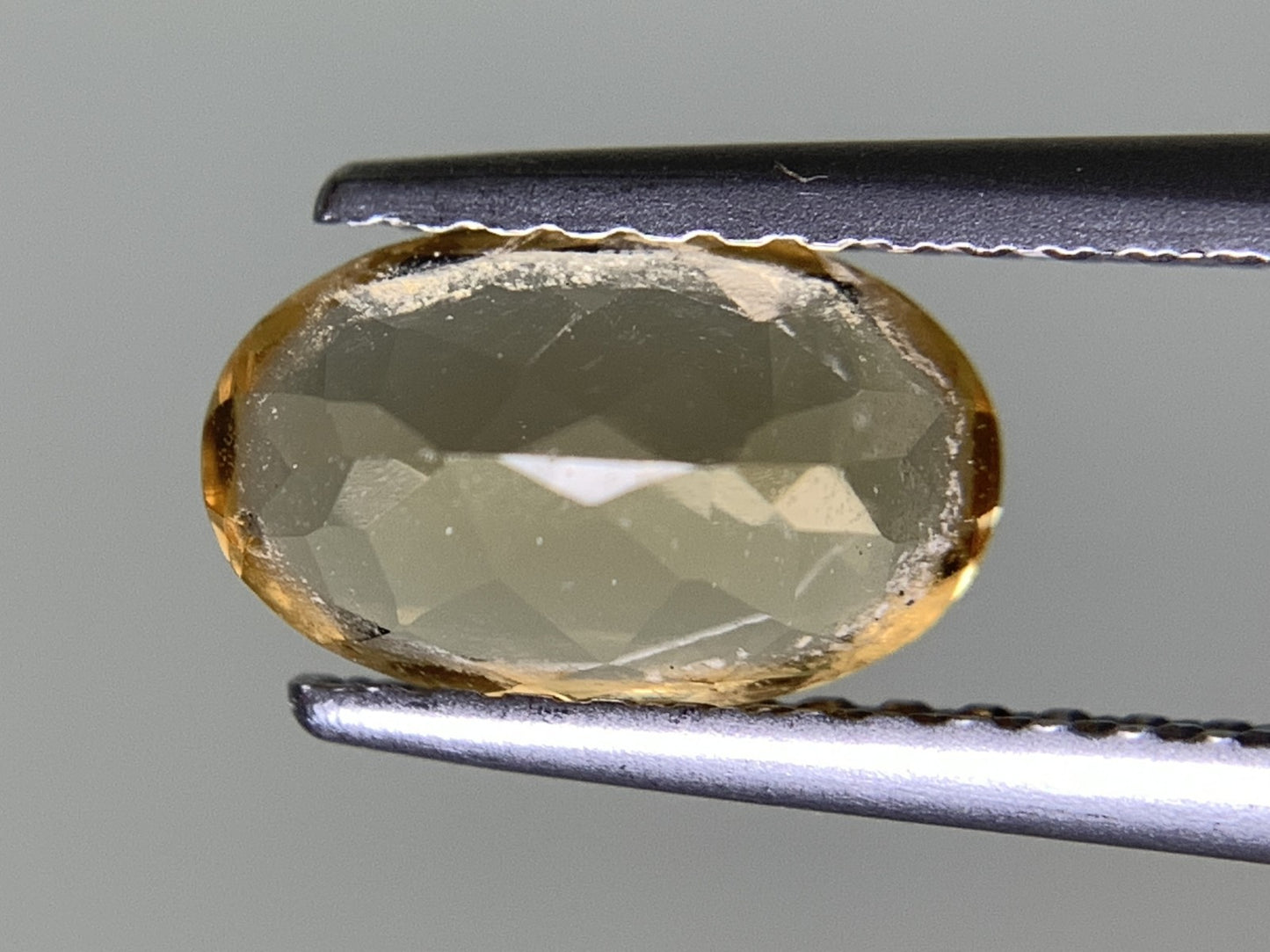 インペリアルトパーズ 天然 1.280ct 宝石ソーティング付き 8.5㎜×5.3㎜×3.5㎜ ルース（ 裸石 ） 5336Y