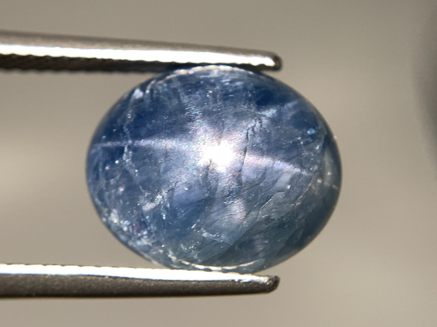 スターサファイア 天然 11.186ct 宝石ソーティング付き 13.3㎜×11.5㎜×6.3㎜ ルース（ 裸石 ） 7057Y