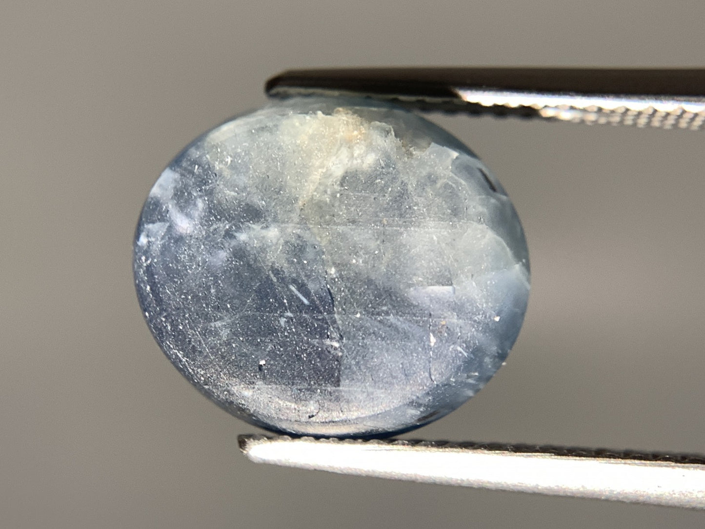 スターサファイア 天然 11.186ct 宝石ソーティング付き 13.3㎜×11.5㎜×6.3㎜ ルース（ 裸石 ） 7057Y