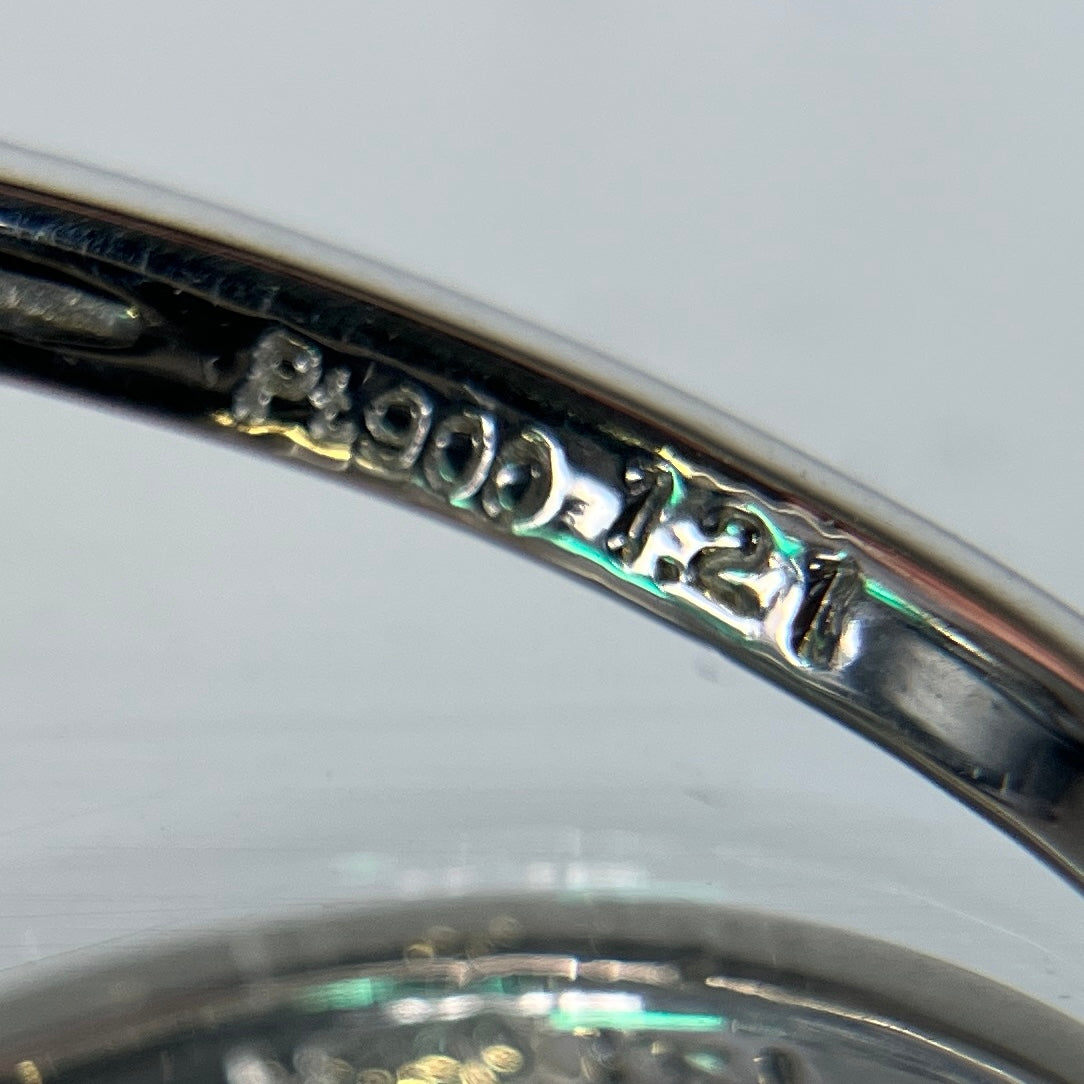 エメラルド 1.21ct Insighficant GRS鑑別書 D0.42ct PT900 5.0g 指輪 （JP11号） サイズ直し無料 7586K