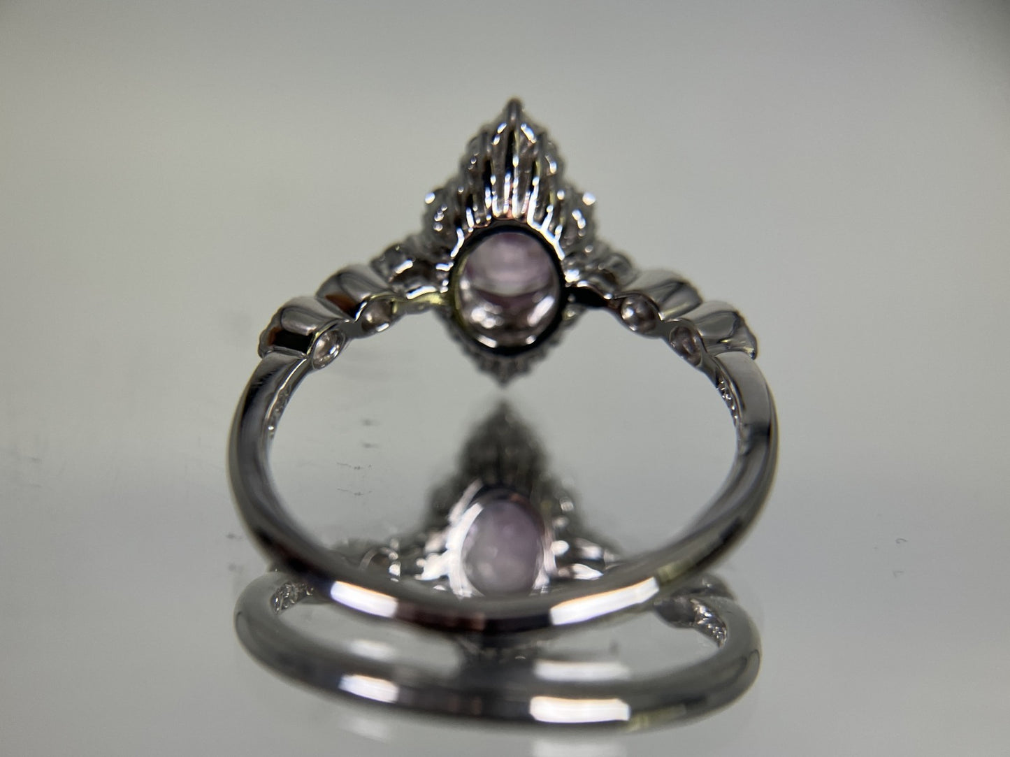 サファイア 1.05ct パパラチャ Padparadscha 非加熱 No heat AIGS鑑別書 D0.31ct PT900 4.4g 指輪 （JP13号） サイズ直し無料 8579K