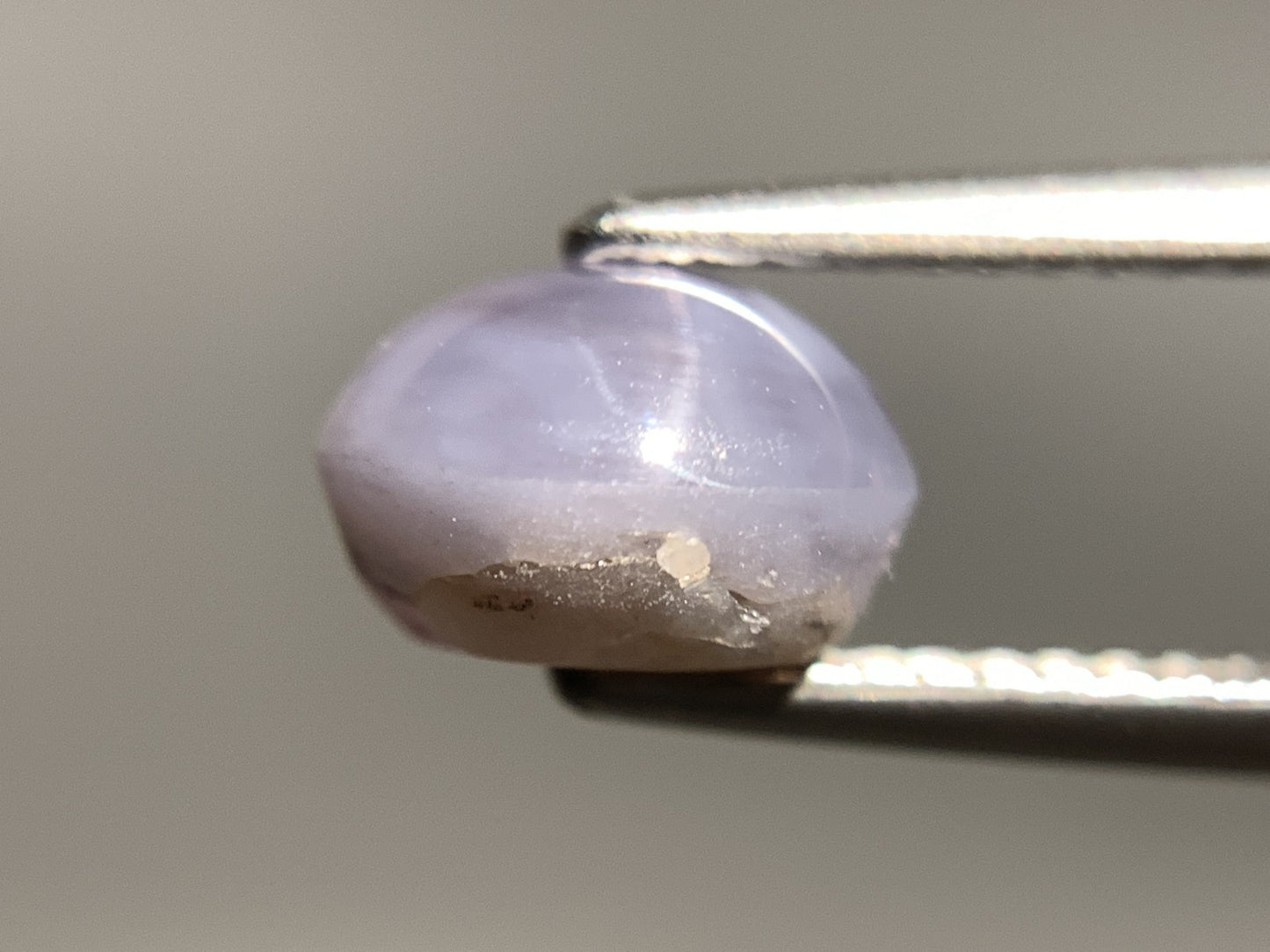 スターサファイア 天然 3.907ct 宝石ソーティング付き 8.4㎜×7.7㎜×5.4㎜ ルース（ 裸石 ） 7093Y