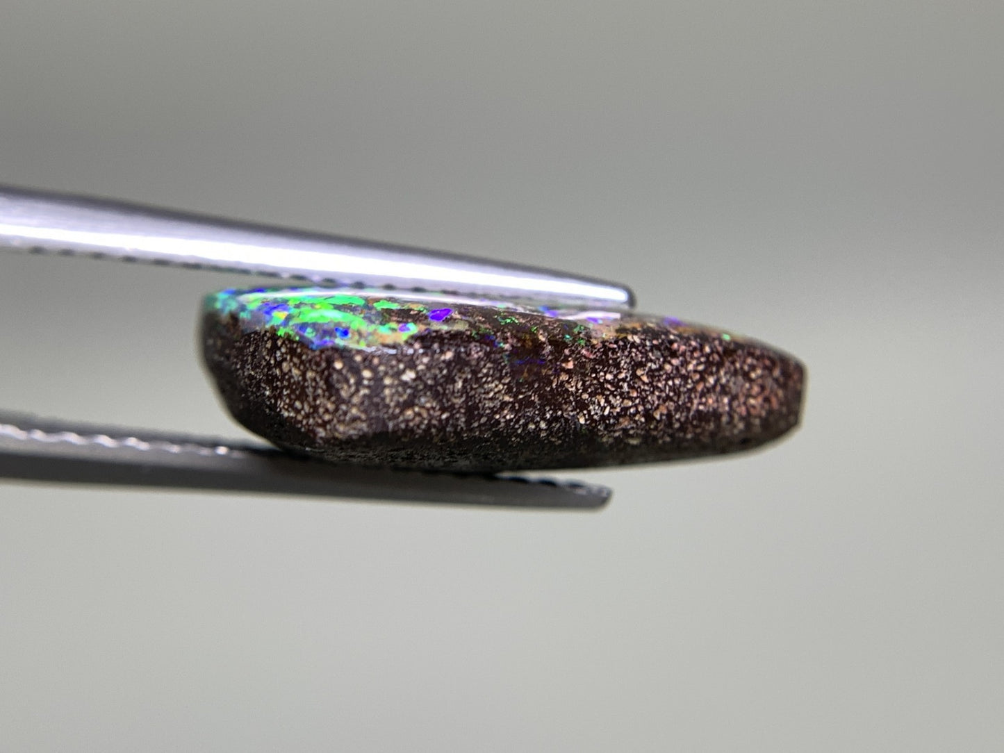 ボルダーオパール 天然  7.336ct  宝石ソーティング付き  17.1㎜×11.0㎜×4.9㎜  ルース（ 裸石 ）  5484Y