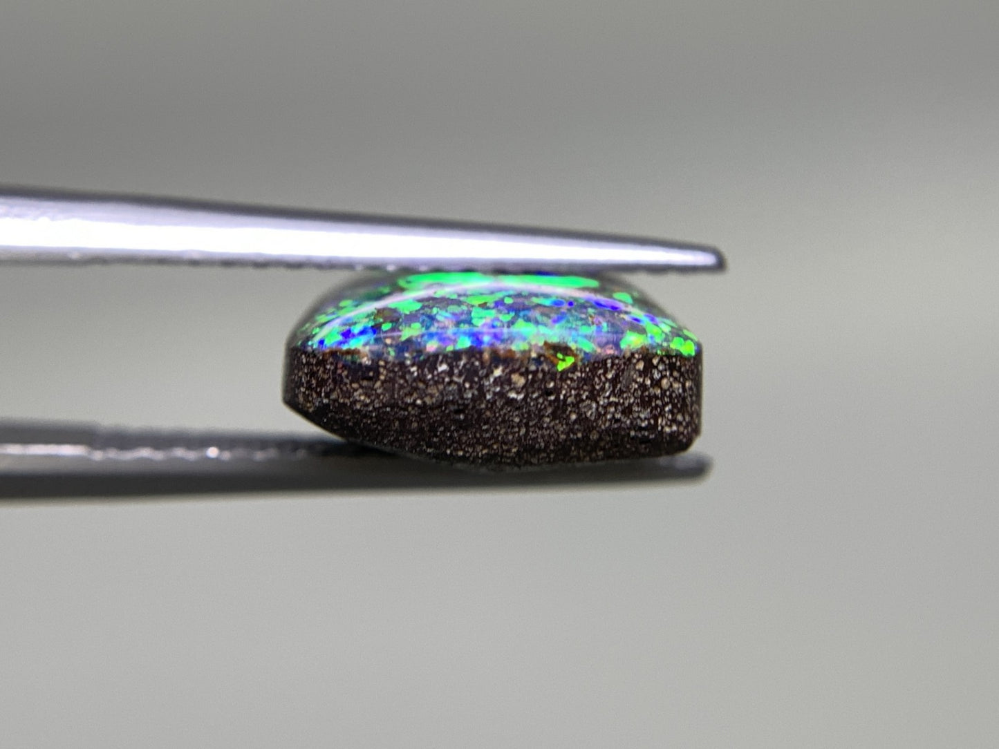 ボルダーオパール 天然  7.336ct  宝石ソーティング付き  17.1㎜×11.0㎜×4.9㎜  ルース（ 裸石 ）  5484Y