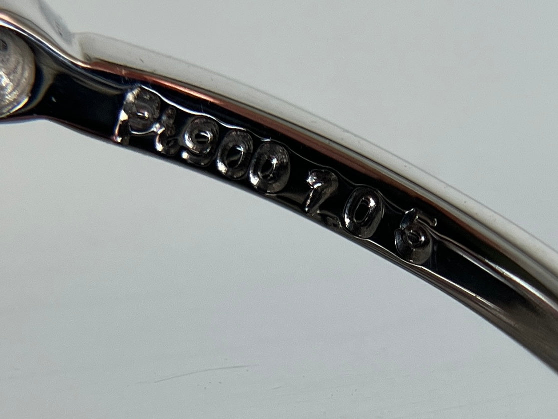 サファイア 1.05ct パパラチャ Padparadscha 非加熱 No heat AIGS鑑別書 D0.31ct PT900 4.3g 指輪 （JP13号） サイズ直し無料 8572K