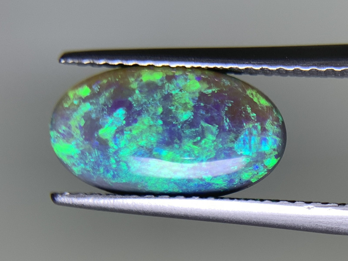 ブラックオパール 天然  2.176ct  宝石ソーティング付き  13.2㎜×7.4㎜×3.5㎜  ルース（ 裸石 ）  5478Y