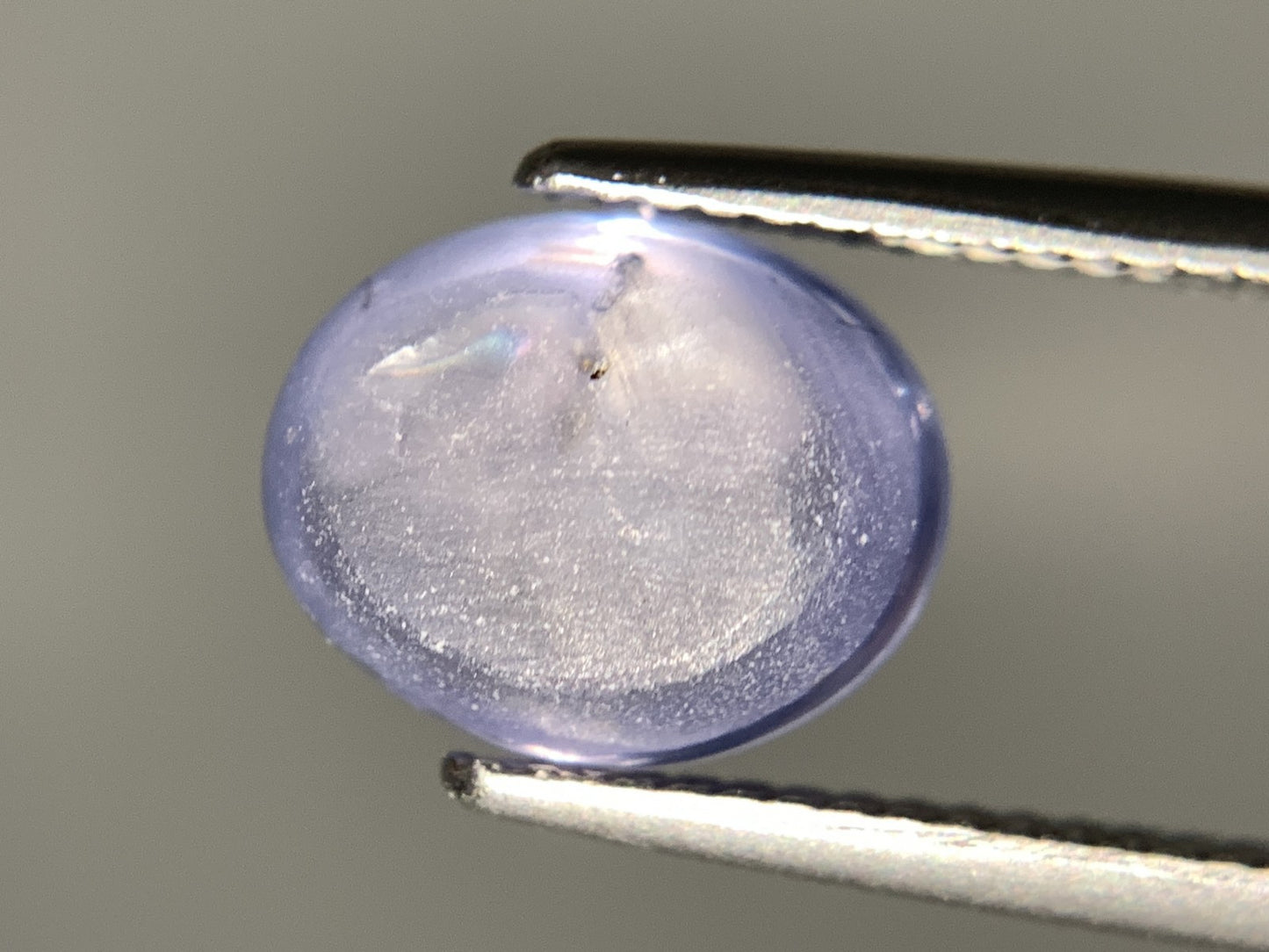 スターサファイア 天然 6.143ct 宝石ソーティング付き 11.0㎜×8.7㎜×5.8㎜ ルース（ 裸石 ） 7115Y