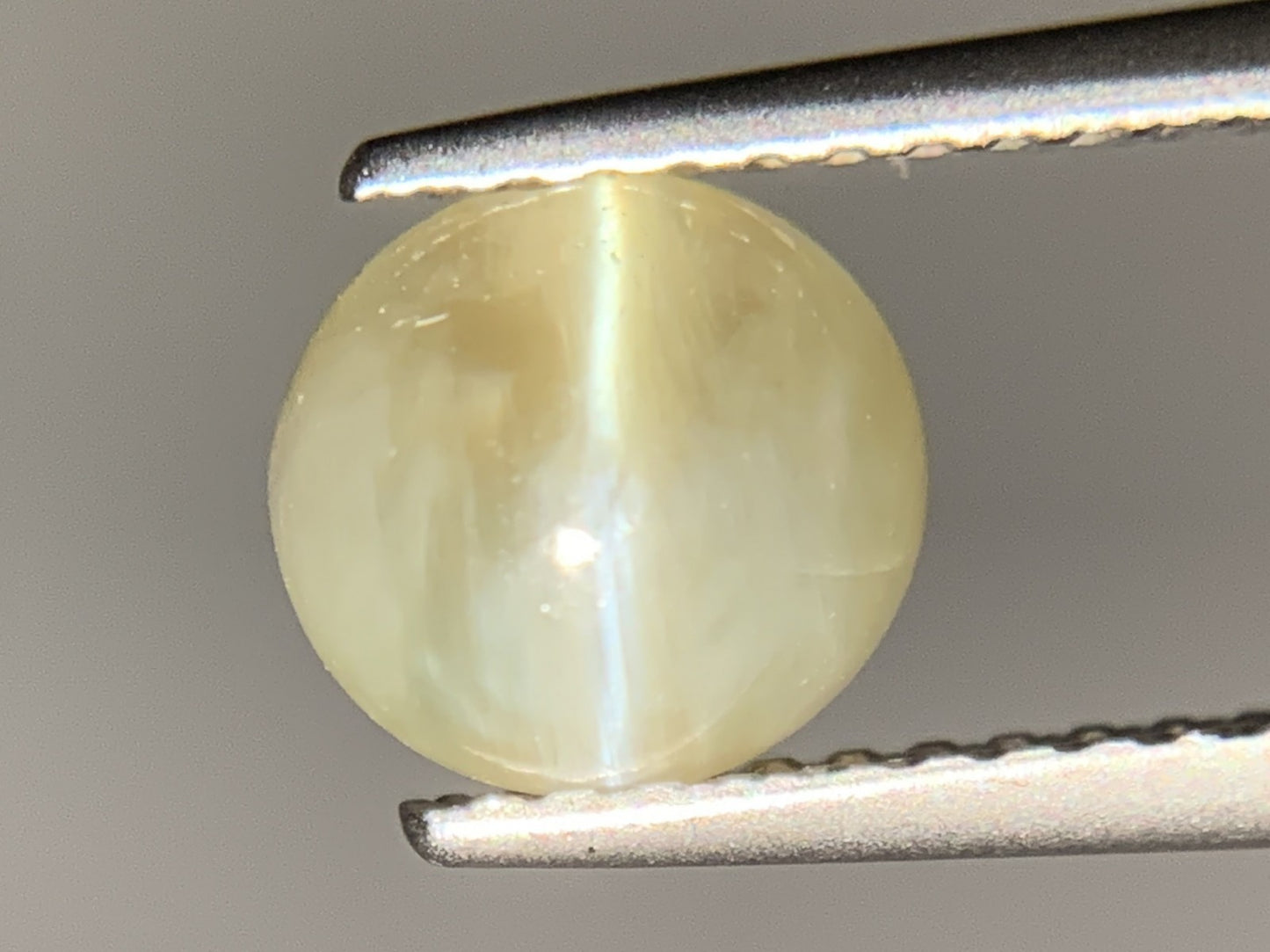 クリソベリルキャッツアイ 天然 2.134ct 宝石ソーティング付き 6.5㎜×6.8㎜×4.9㎜ ルース（ 裸石 ） 6313Y