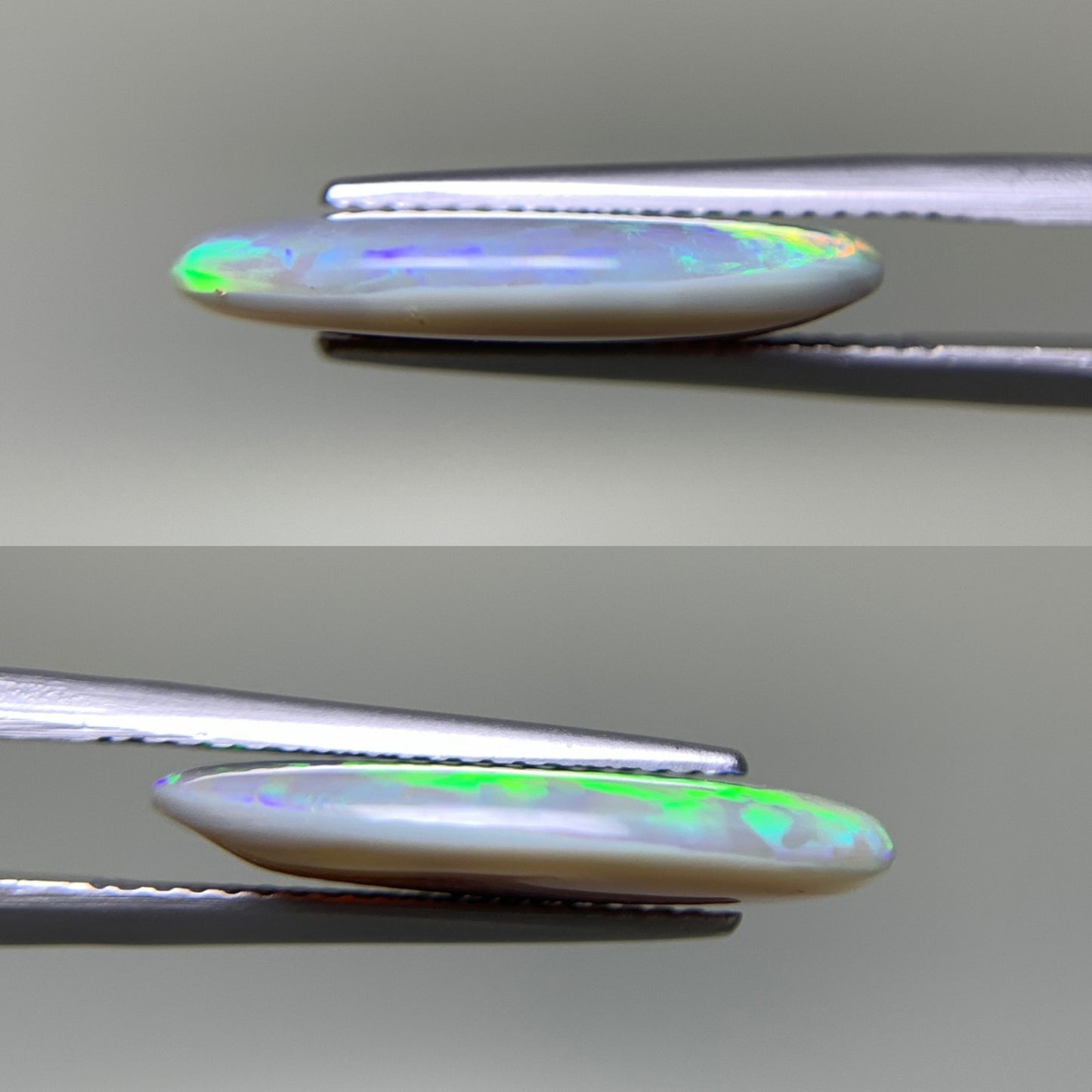 ブラックオパール 天然 5.534 ct 宝石ソーティング付き 19.5㎜×12.8㎜×3.5㎜ ルース（ 裸石 ） 5429Y