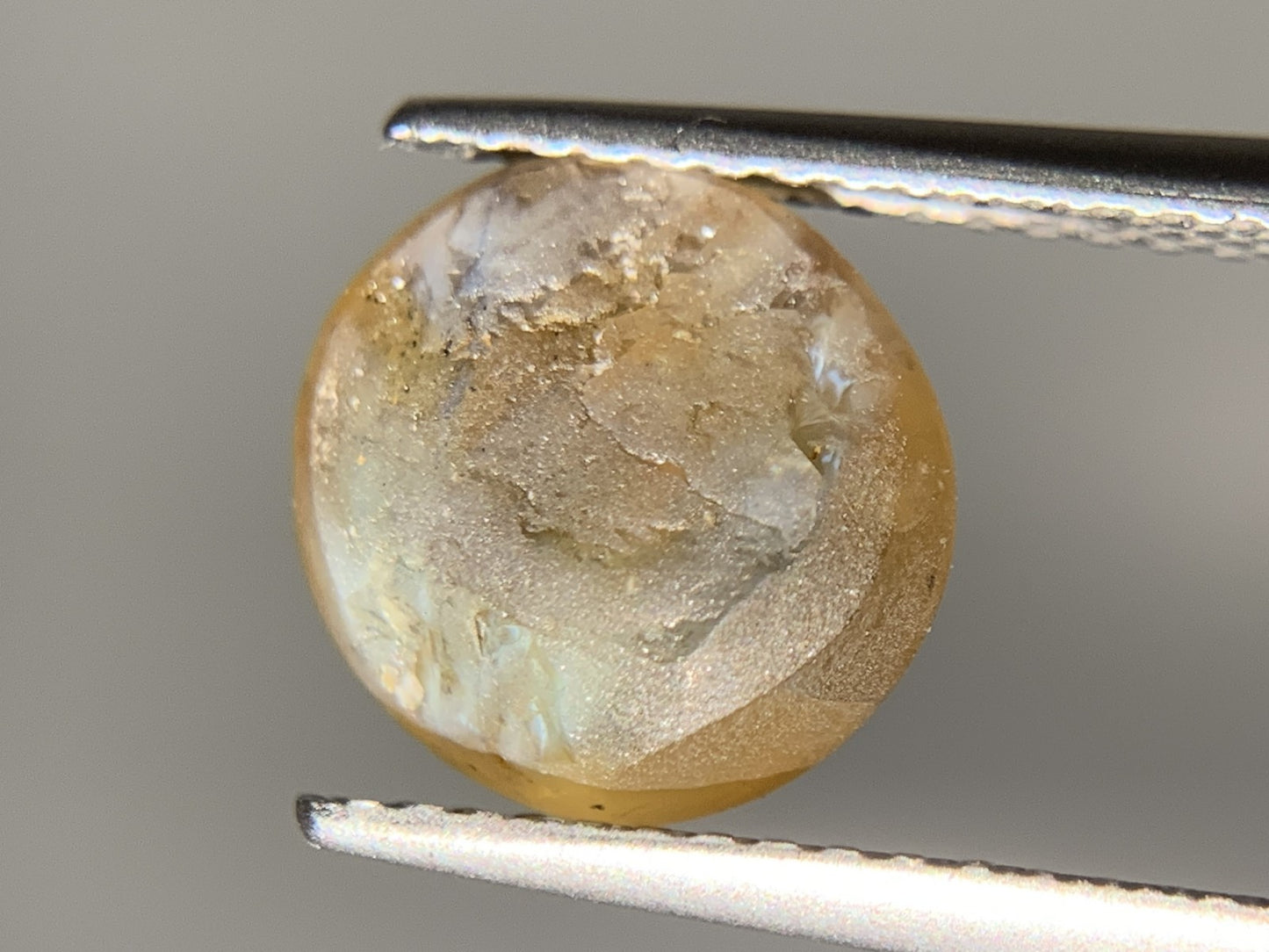 クリソベリルキャッツアイ 天然 3.126ct 宝石ソーティング付き 9.1㎜×9.1㎜×4.1㎜ ルース（ 裸石 ） 6306Y