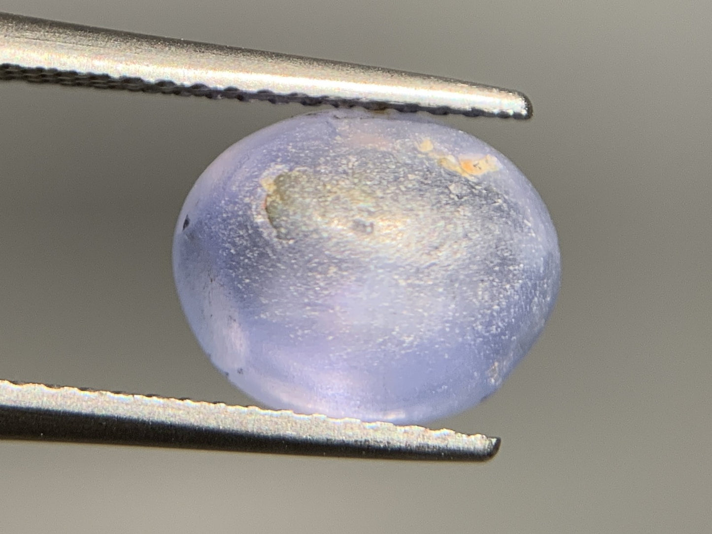 スターサファイア 天然 5.997ct 中央宝石ソーティング付き 10.3㎜×8.5㎜×6.7㎜ ルース（ 裸石 ） 6390Y