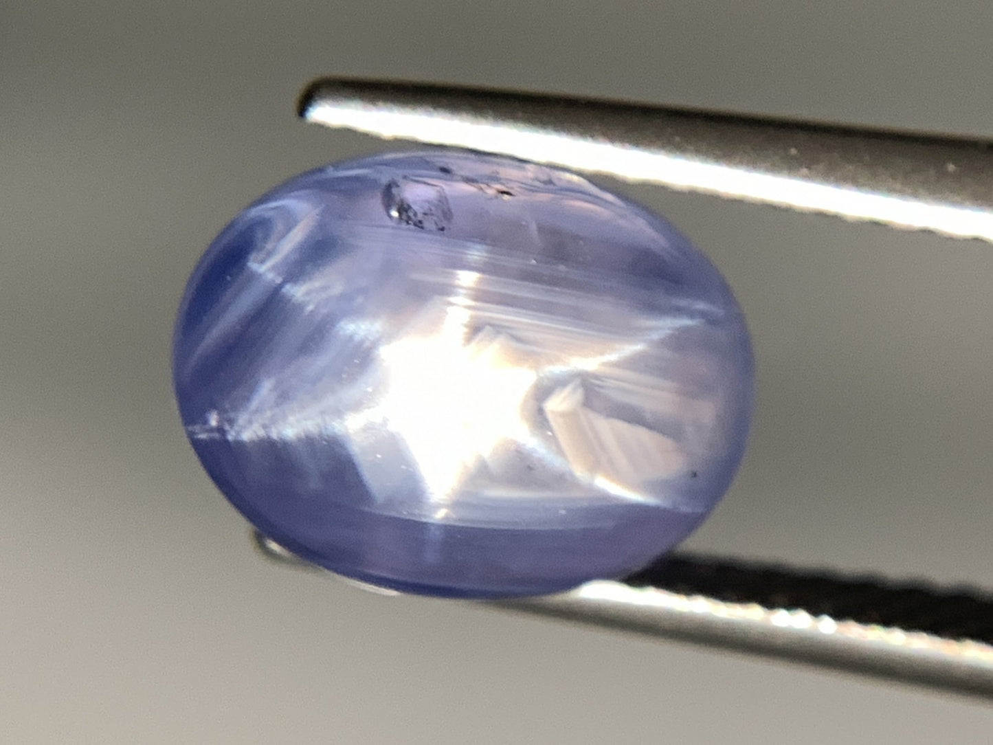 スターサファイア 天然 6.300ct 中央宝石ソーティング付き 10.0㎜×7.6㎜×7.3㎜ 天然 ルース（ 裸石 ） 5387Y