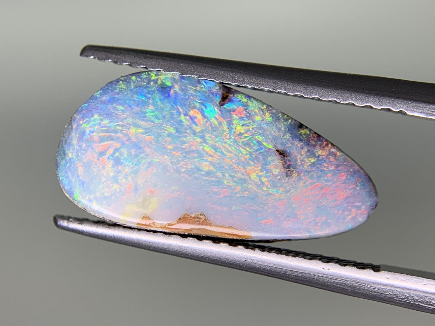 ボルダーオパール 3.492ct 宝石ソーティング付き  16.4㎜×8.1㎜×3.8㎜  ルース（ 裸石 ） 3158Y