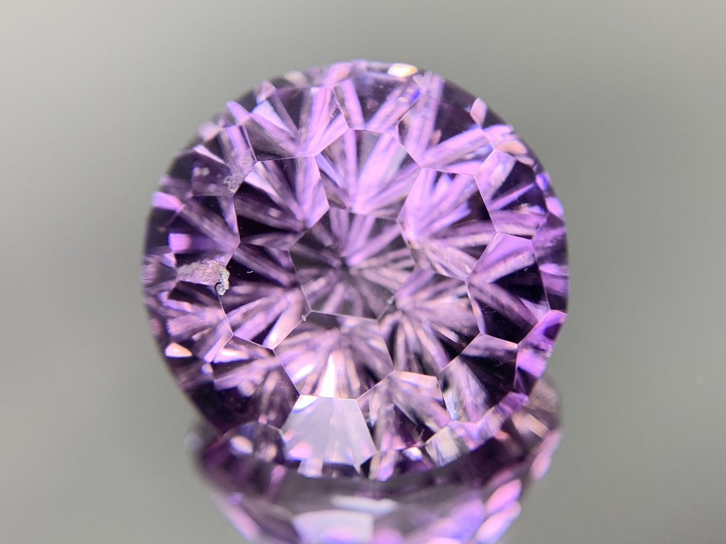 アメシスト 天然 24.169ct 宝石ソーティング付き 18.5㎜×18.3㎜×14.2㎜ ルース（ 裸石 ） 8304Y