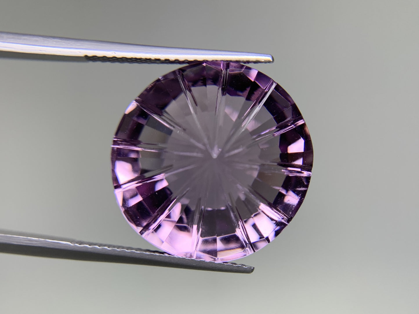 アメシスト 天然 24.169ct 宝石ソーティング付き 18.5㎜×18.3㎜×14.2㎜ ルース（ 裸石 ） 8304Y