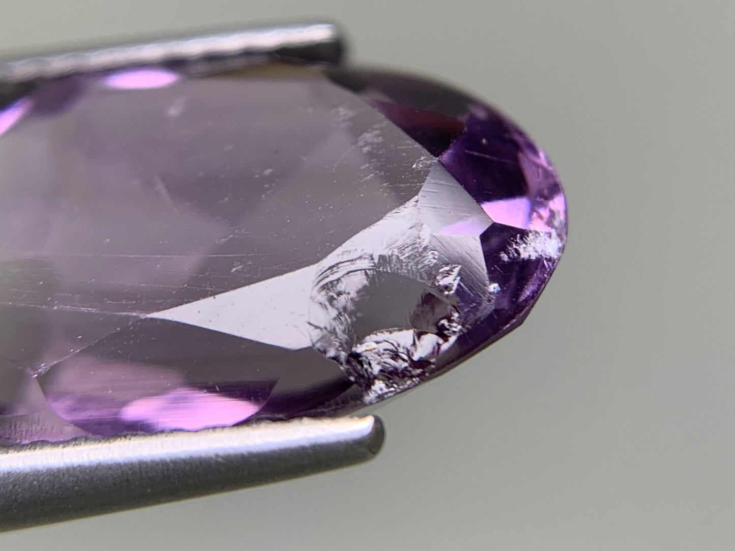 アメシスト 天然 7.092ct 宝石ソーティング付き 15.5㎜×10.6㎜×7.3㎜ ルース（ 裸石 ） 8306Y