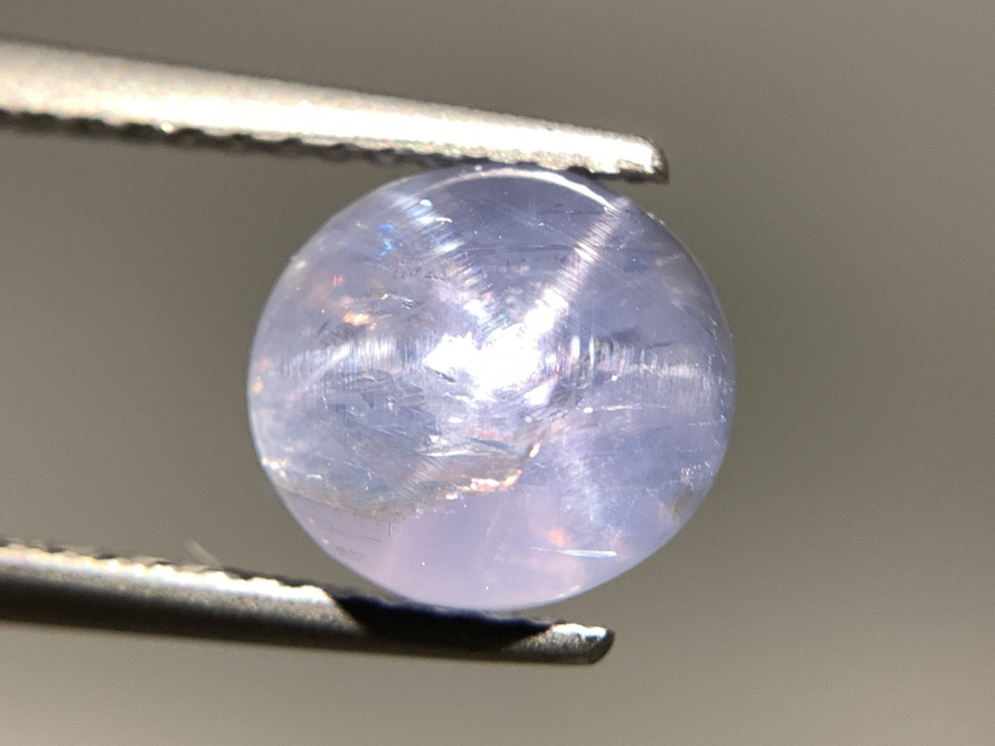 スターサファイア 天然 3.452ct 宝石ソーティング付き 7.7㎜×7.3㎜×5.3㎜ ルース（ 裸石 ） 7170Y
