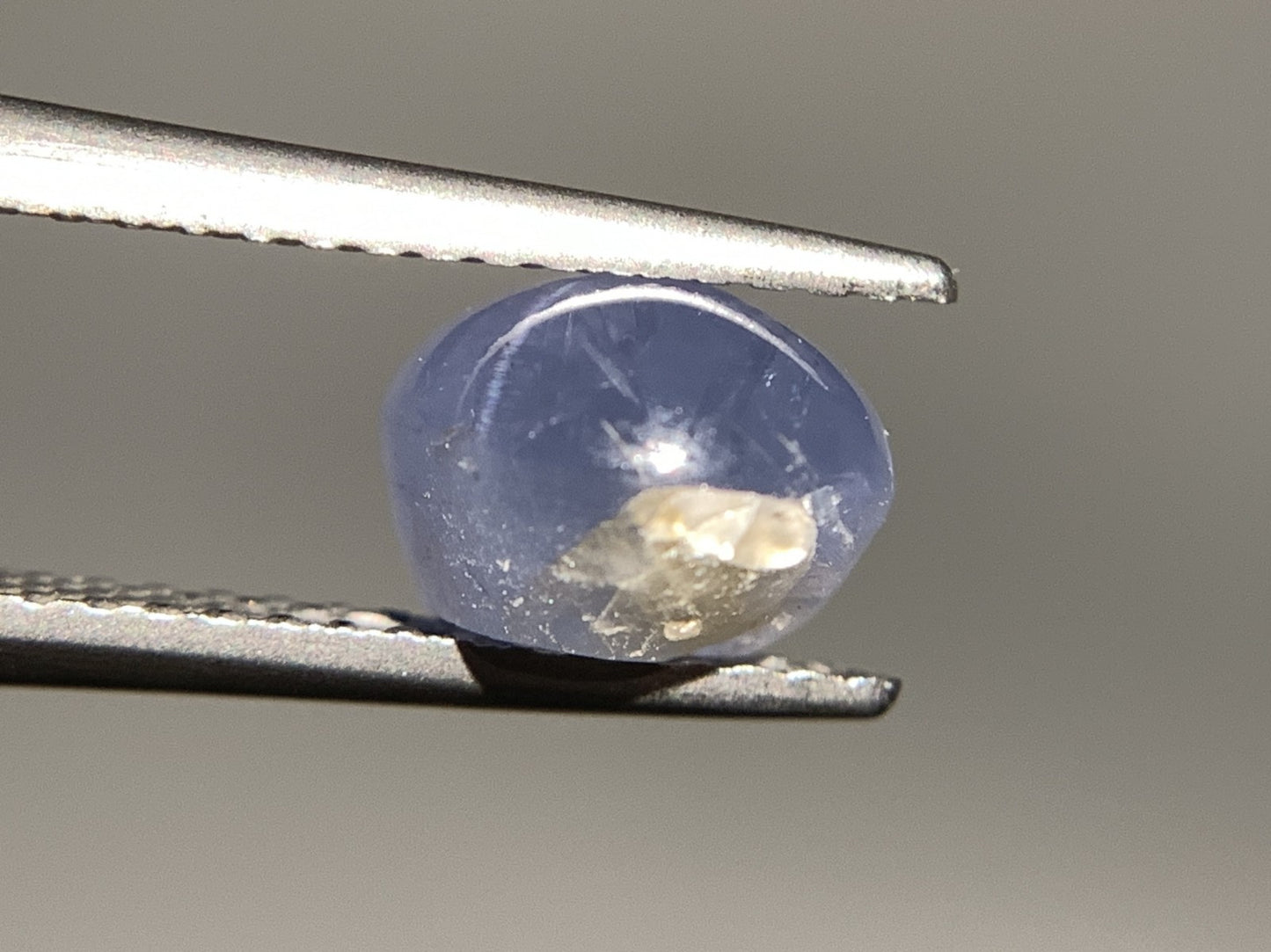 スターサファイア 天然 3.452ct 宝石ソーティング付き 7.7㎜×7.3㎜×5.3㎜ ルース（ 裸石 ） 7170Y