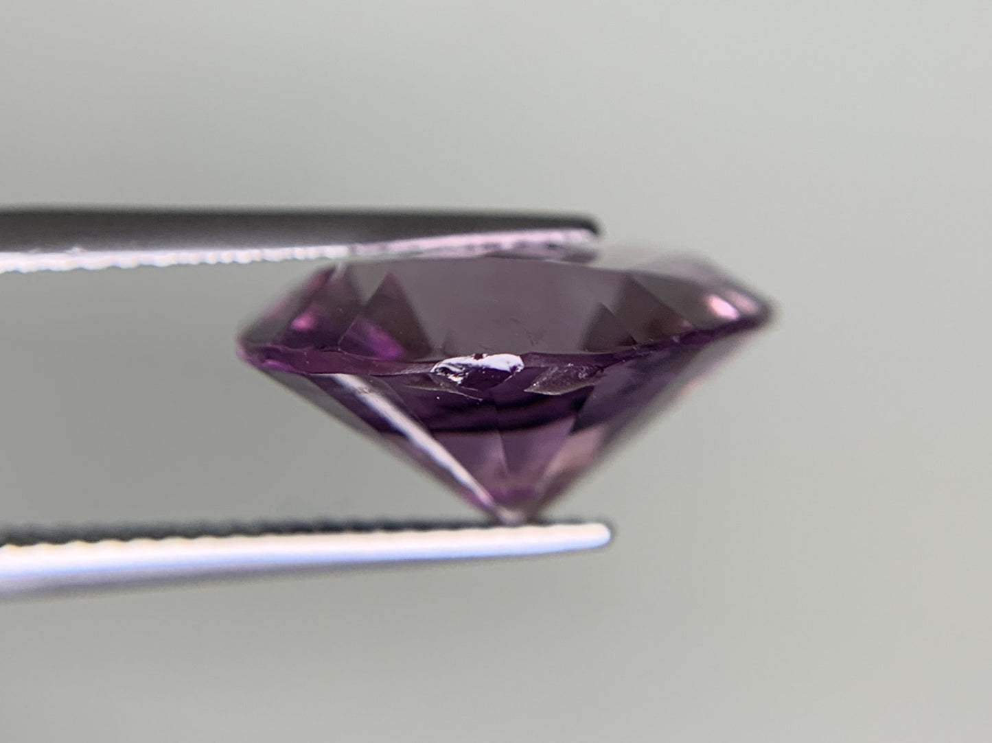 アメシスト 天然 9.560ct 宝石ソーティング付き 16.3㎜×15.4㎜×8.2㎜ ルース（ 裸石 ） 8308Y