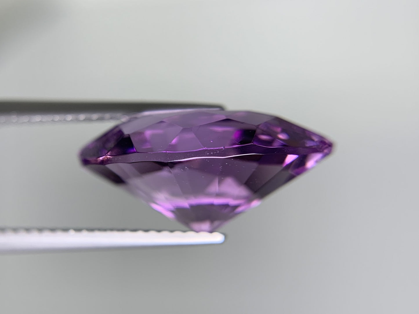 アメシスト 天然 6.915ct 宝石ソーティング付き 17.3㎜×10.7㎜×8.0㎜ ルース（ 裸石 ） 8310Y