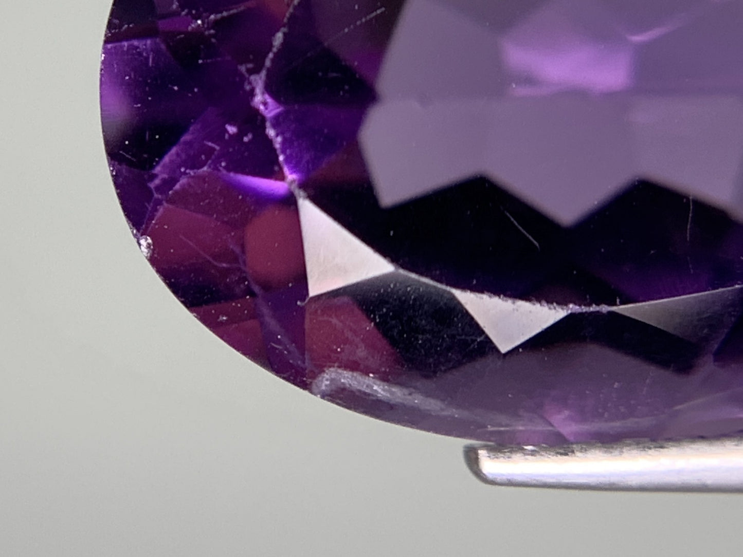 アメシスト 天然 8.288ct 宝石ソーティング付き 16.0㎜×11.9㎜×7.6㎜ ルース（ 裸石 ） 8309Y