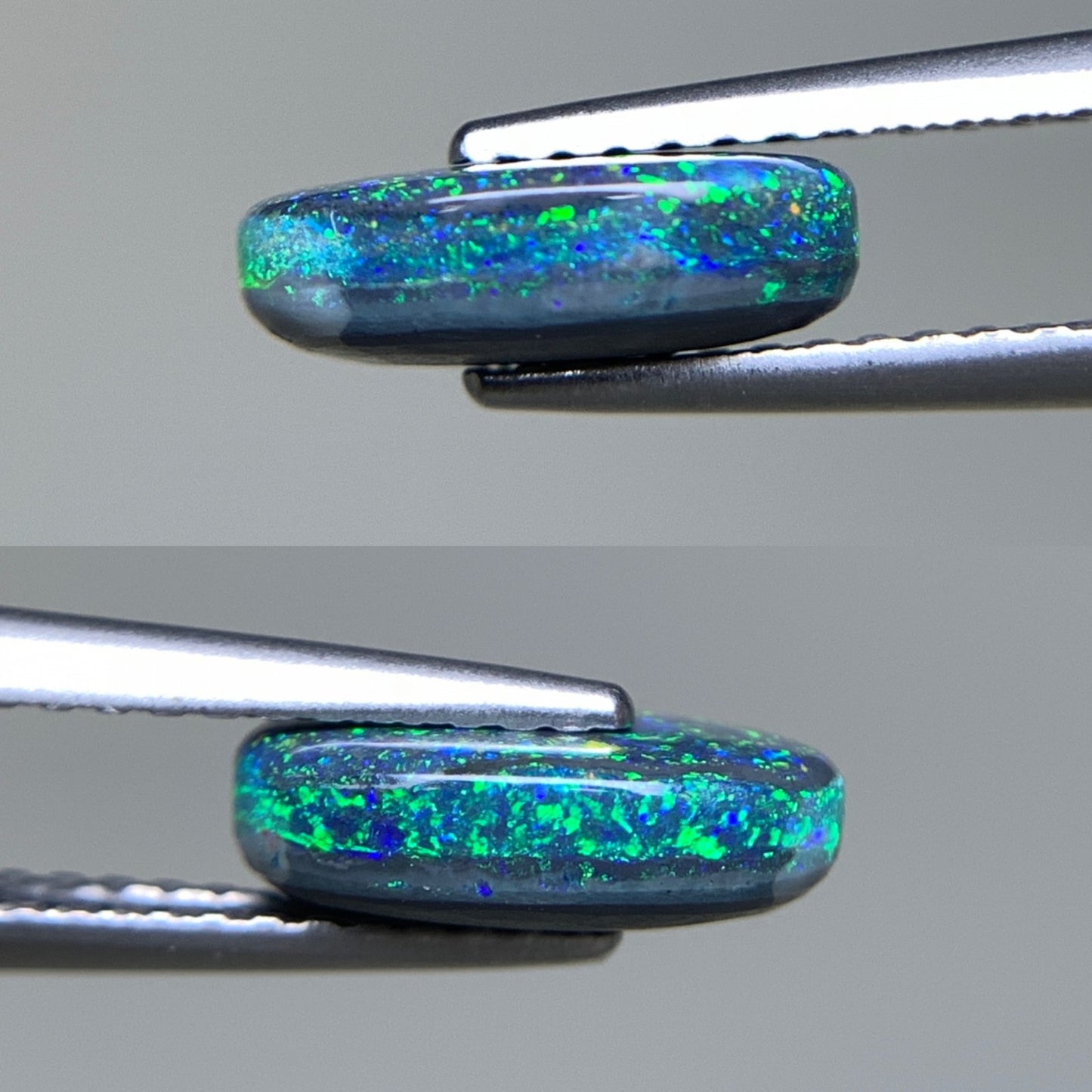 ブラックオパール 天然 1.248ct 中央宝石ソーティング付き 9.8㎜×5.5㎜×3.2㎜ ルース（ 裸石 ） 7045Y