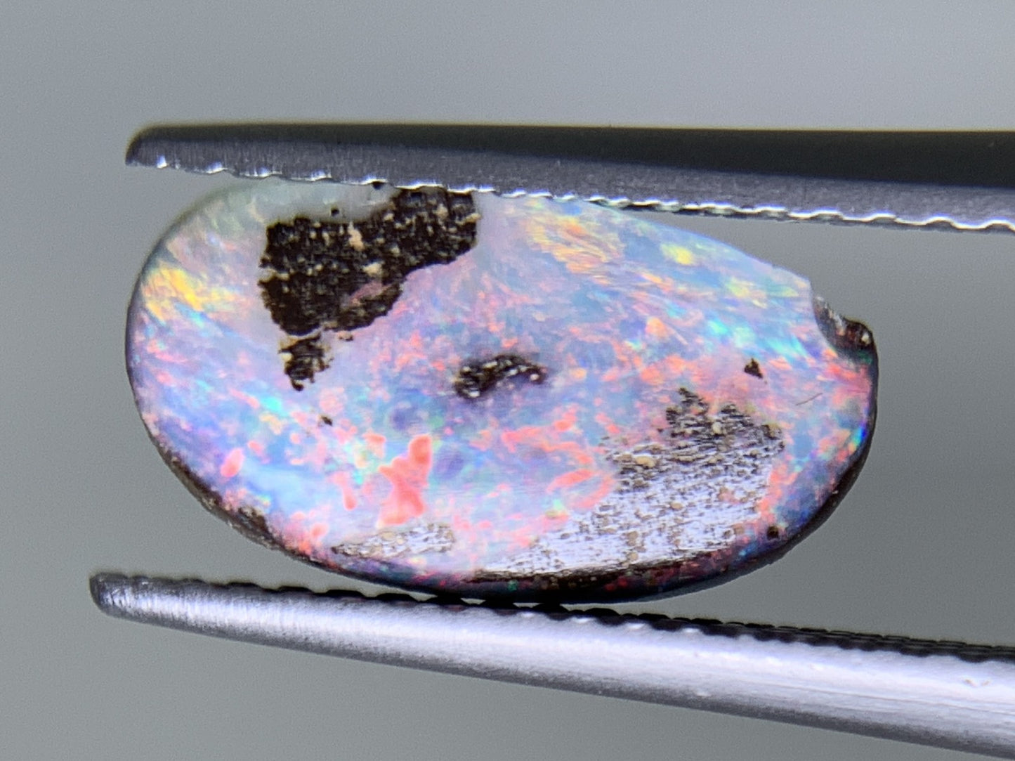 ボルダーオパール 天然 2.064ct 宝石ソーティング付き 12.2㎜×6.5㎜×3.2㎜ ルース（ 裸石 ） 6280Y