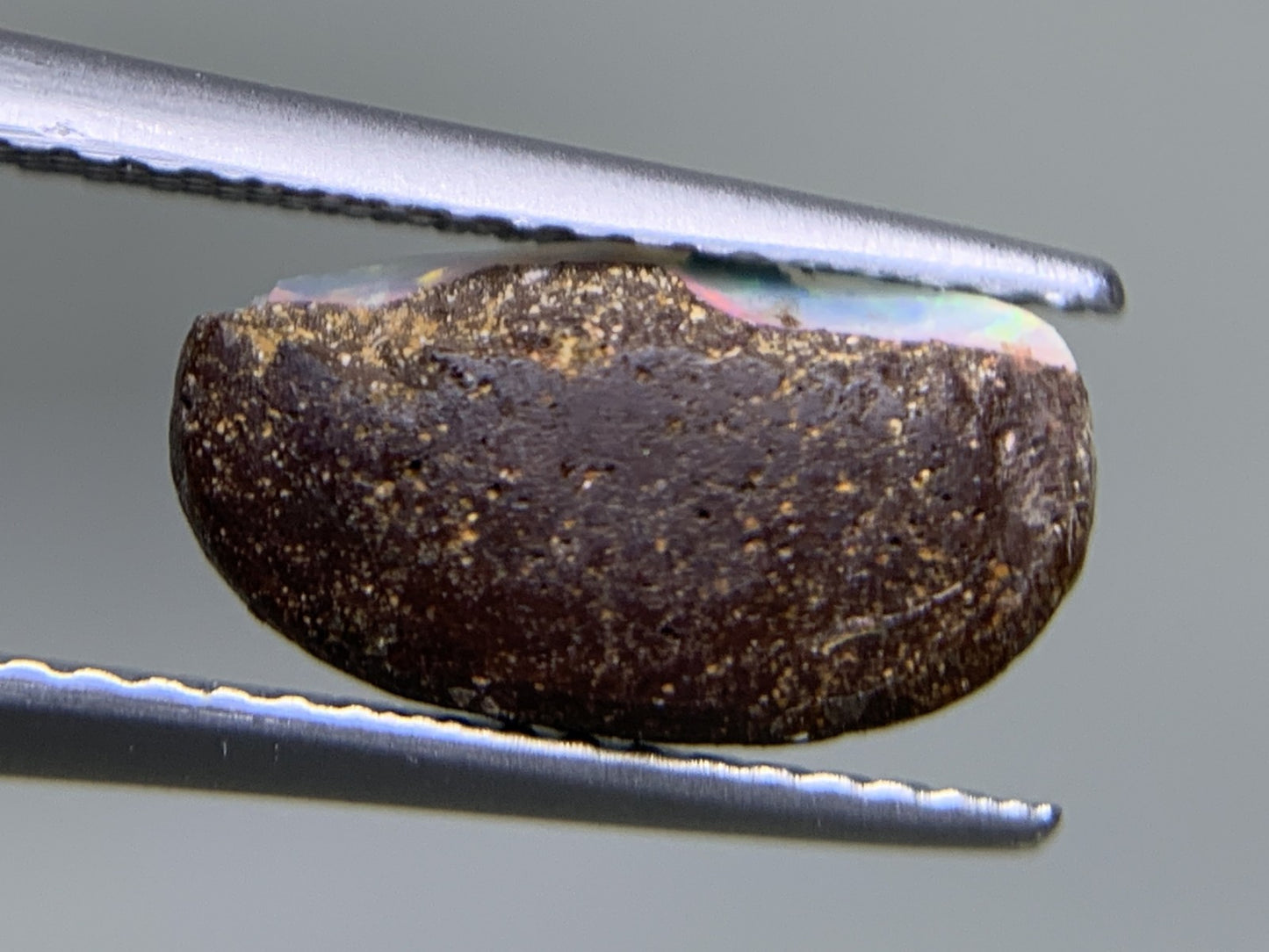 ボルダーオパール 天然 2.064ct 宝石ソーティング付き 12.2㎜×6.5㎜×3.2㎜ ルース（ 裸石 ） 6280Y