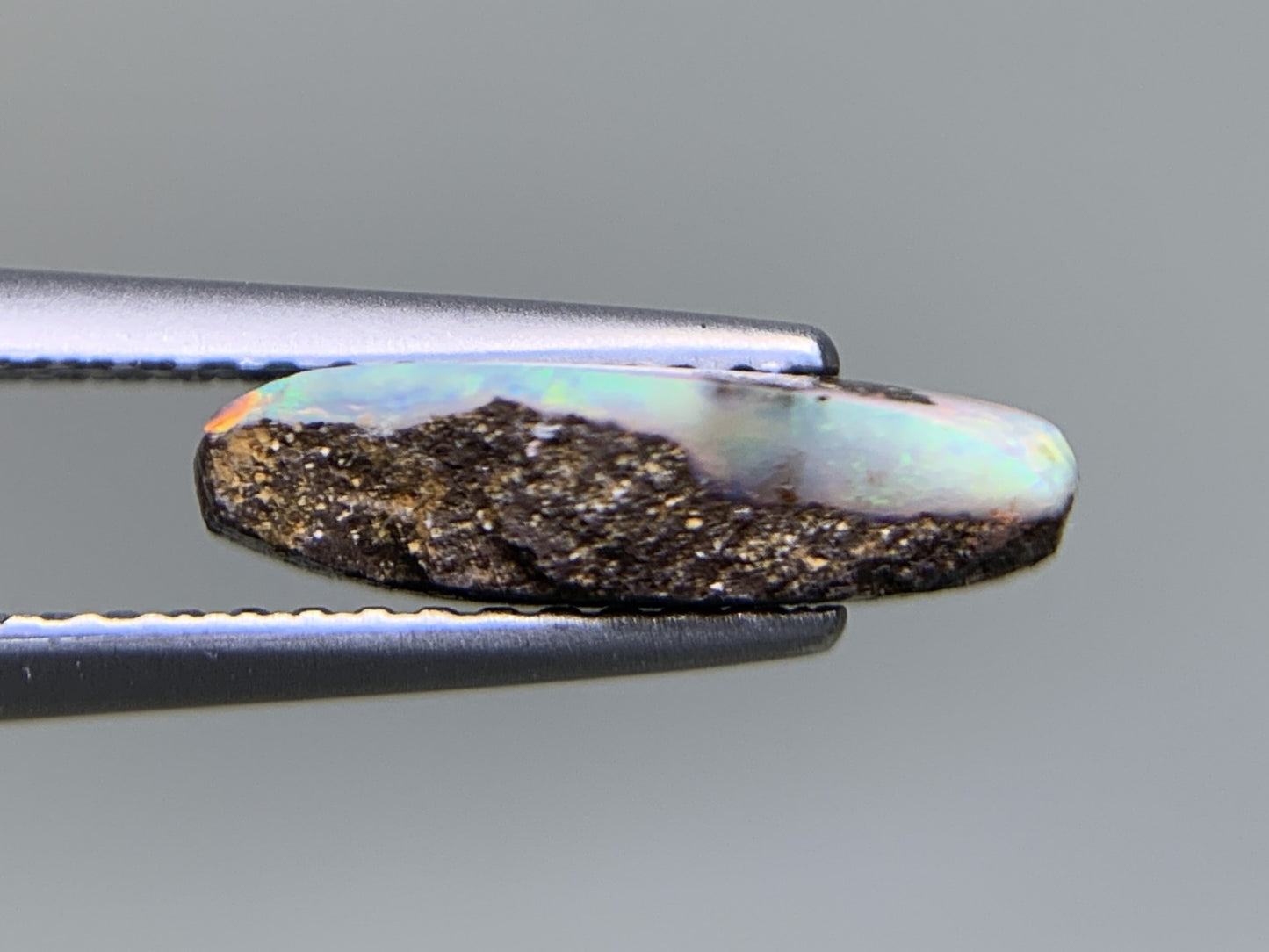ボルダーオパール 天然 2.064ct 宝石ソーティング付き 12.2㎜×6.5㎜×3.2㎜ ルース（ 裸石 ） 6280Y