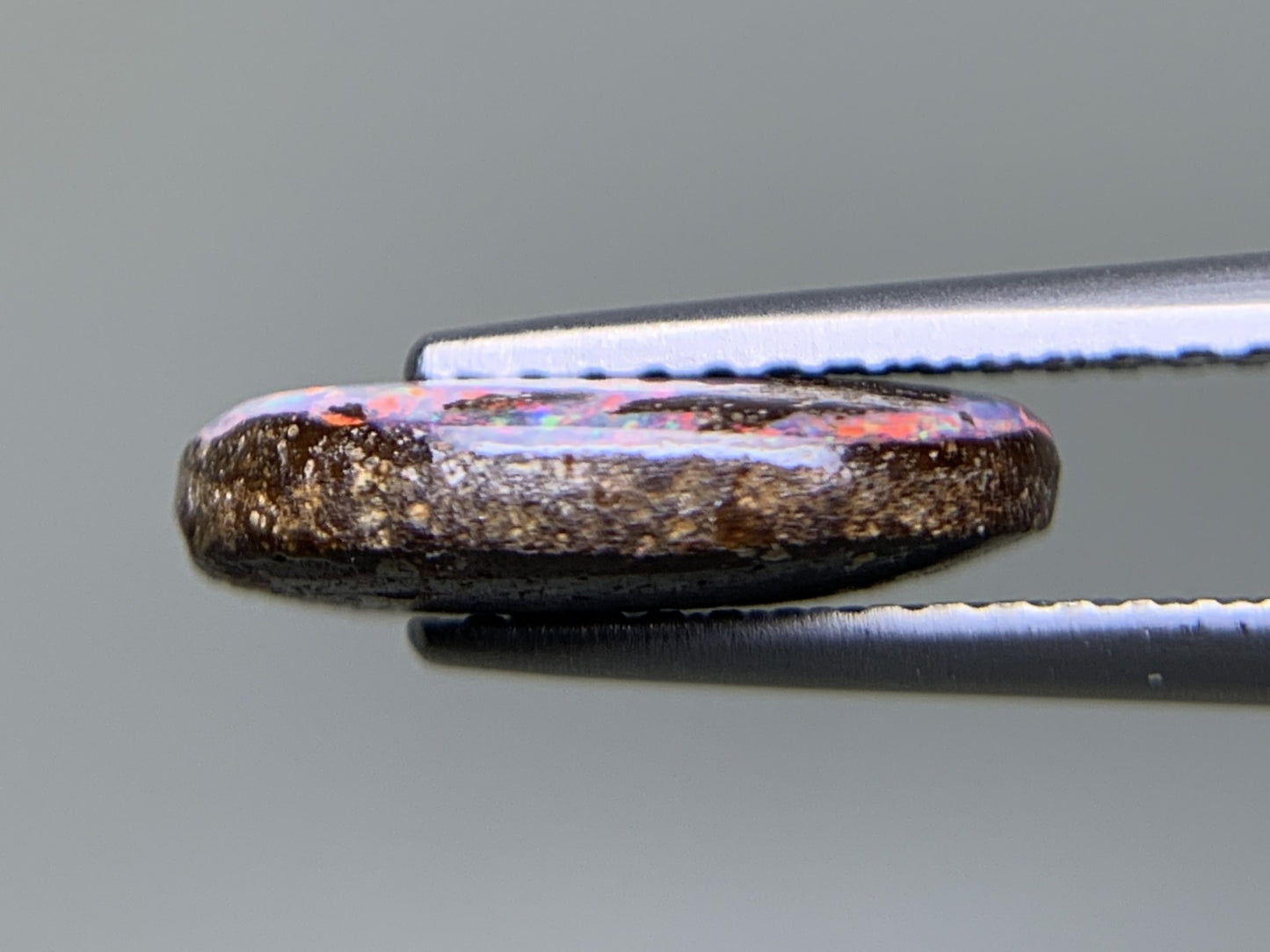 ボルダーオパール 天然 2.064ct 宝石ソーティング付き 12.2㎜×6.5㎜×3.2㎜ ルース（ 裸石 ） 6280Y