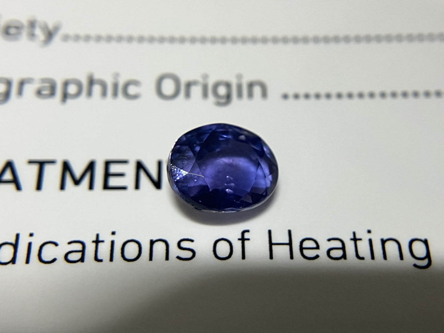 サファイア 1.73ct GIA鑑別書付き 非加熱 ビルマ産 7.16㎜×6.03㎜×3.78㎜ ルース（ 裸石 ） 3291S