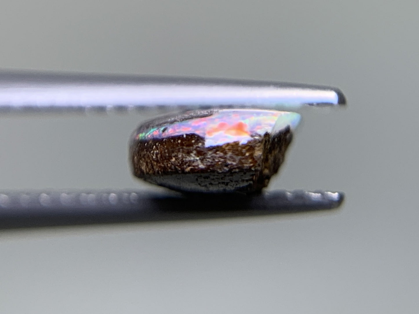 ボルダーオパール 天然 2.064ct 宝石ソーティング付き 12.2㎜×6.5㎜×3.2㎜ ルース（ 裸石 ） 6280Y