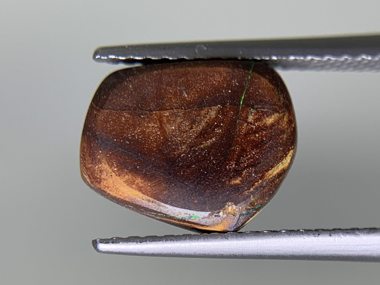 ボルダーオパール 天然 2.739ct 宝石ソーティング付き 10.5㎜×8.7㎜×3.1㎜ ルース（ 裸石 ） 6335Y