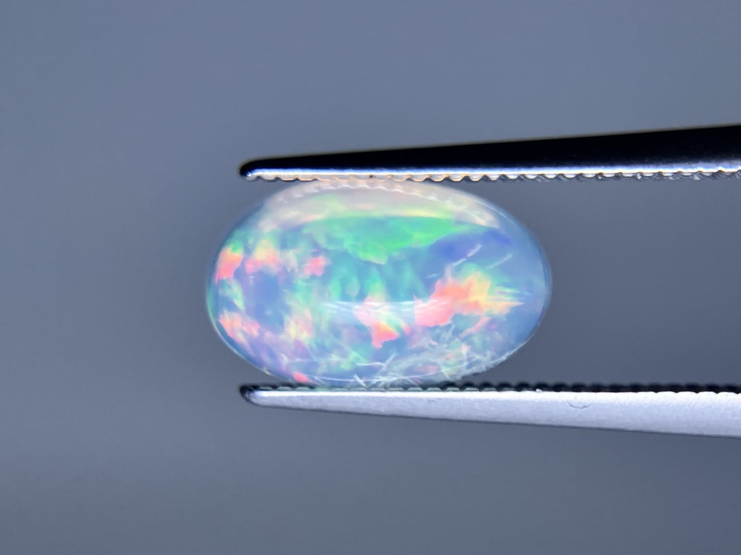 オパール 1.477ct 宝石ソーティング付き 11.1㎜×6.9㎜×4.4㎜ ルース（ 裸石 ） 3490S